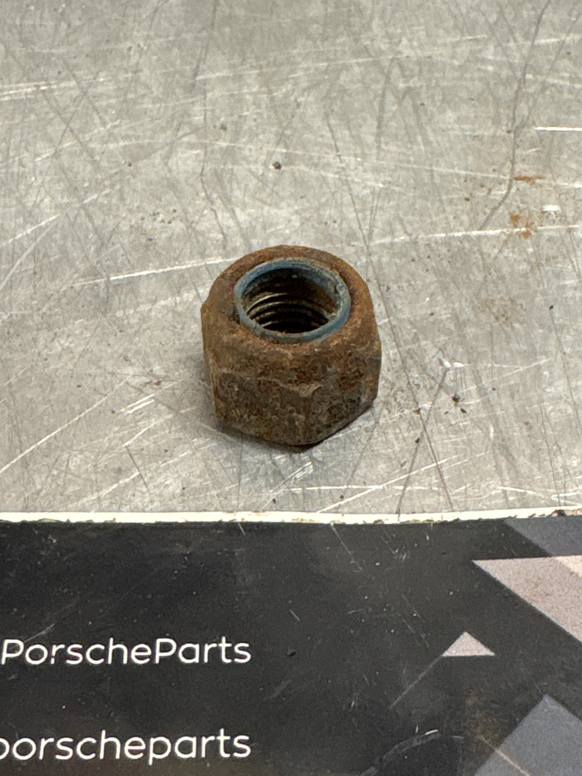 Porsche 914 engine carrier mount nut used N0211951