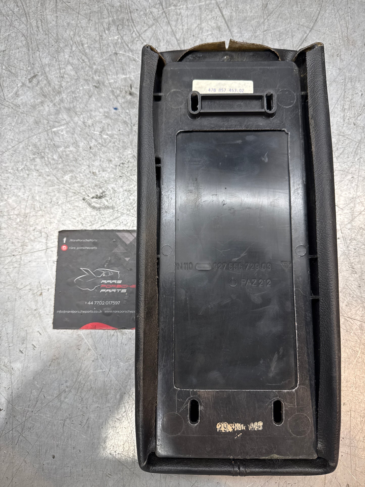 Porsche 944 924 centre console arm rest cassette black 478857059 spares or repair RHD