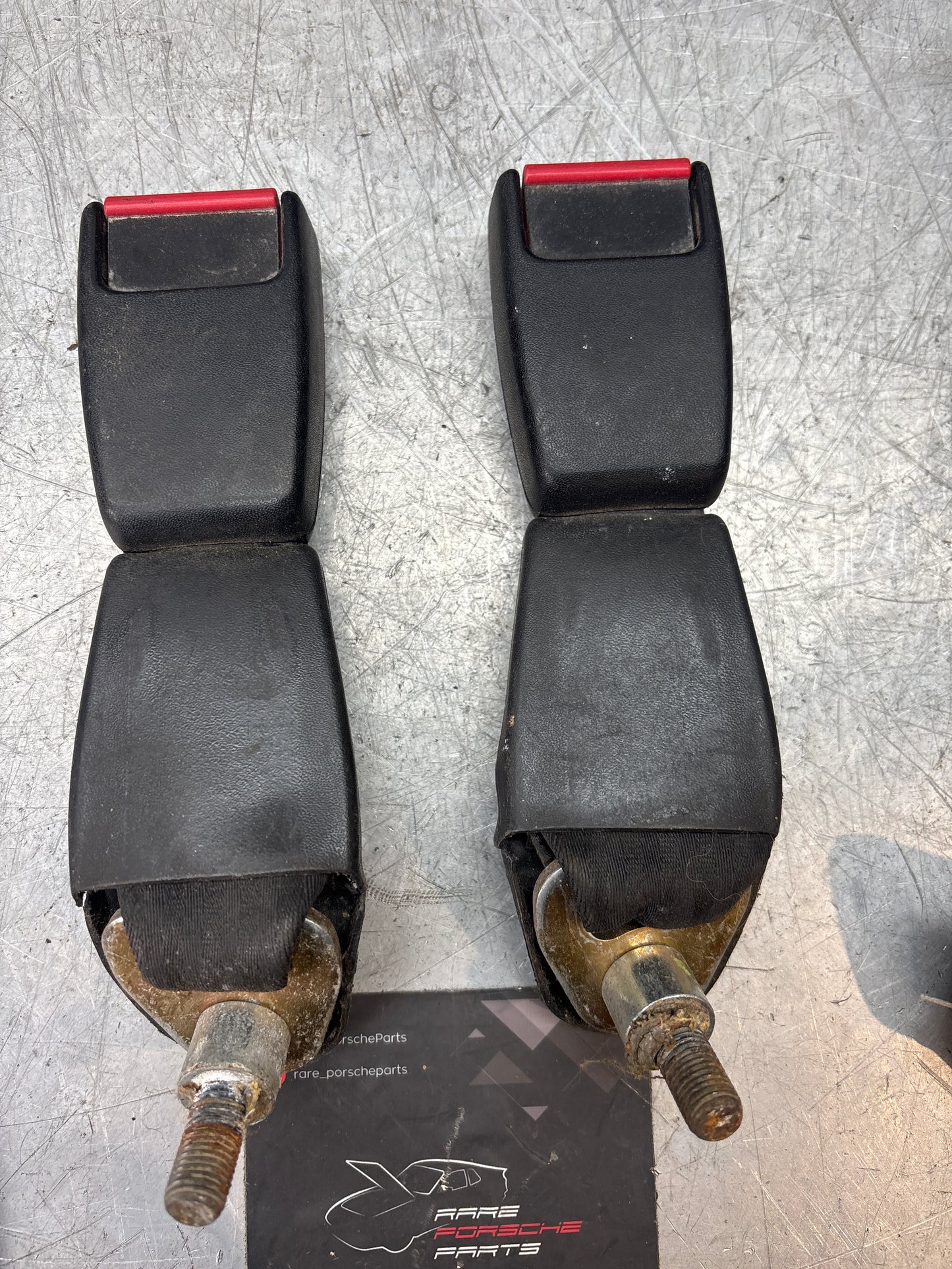 Used Porsche 924/944 rear 2 point static seat belt 477857795 used