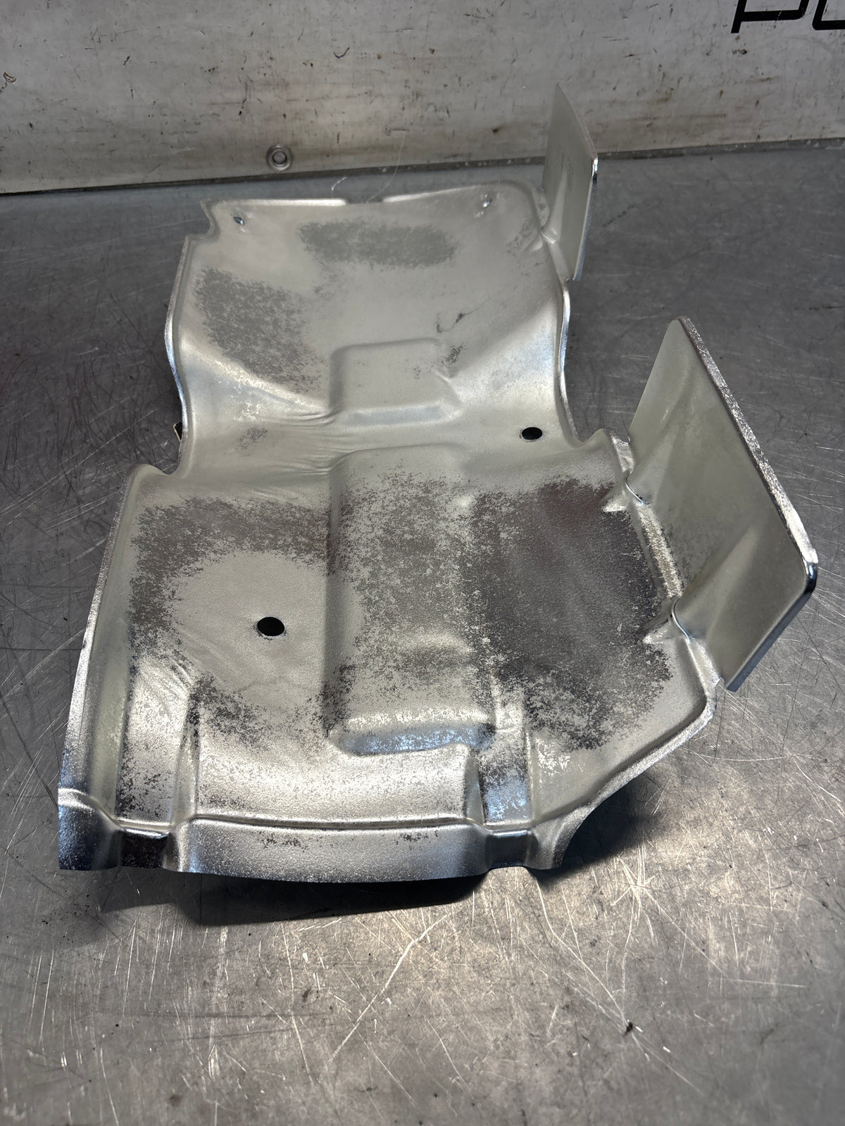 Porsche late 944 exhaust heat shield 94450313900, refurbished