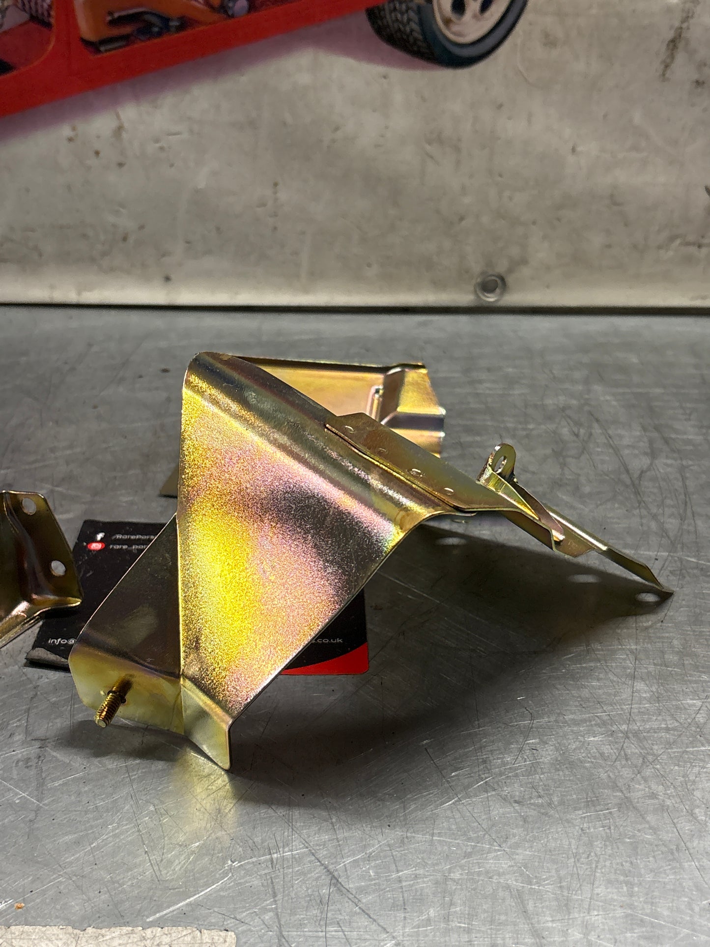 Porsche 968 / 944 S2 Oil cooler housing heat shield, used 94410705304