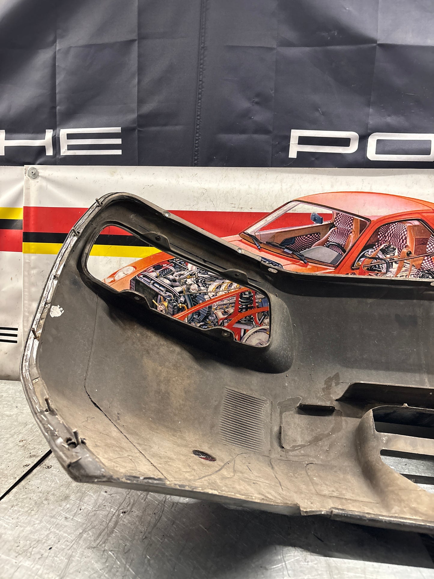 Porsche 928 rear bumper, used 928505023