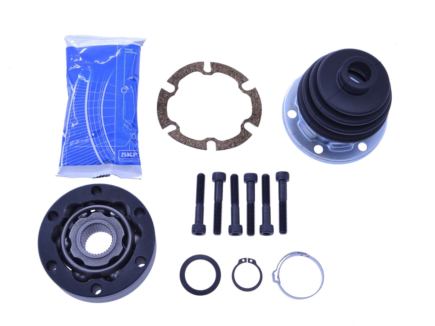 Drive shaft joint set for Porsche 924 924S 944 incl. sleeve SKF