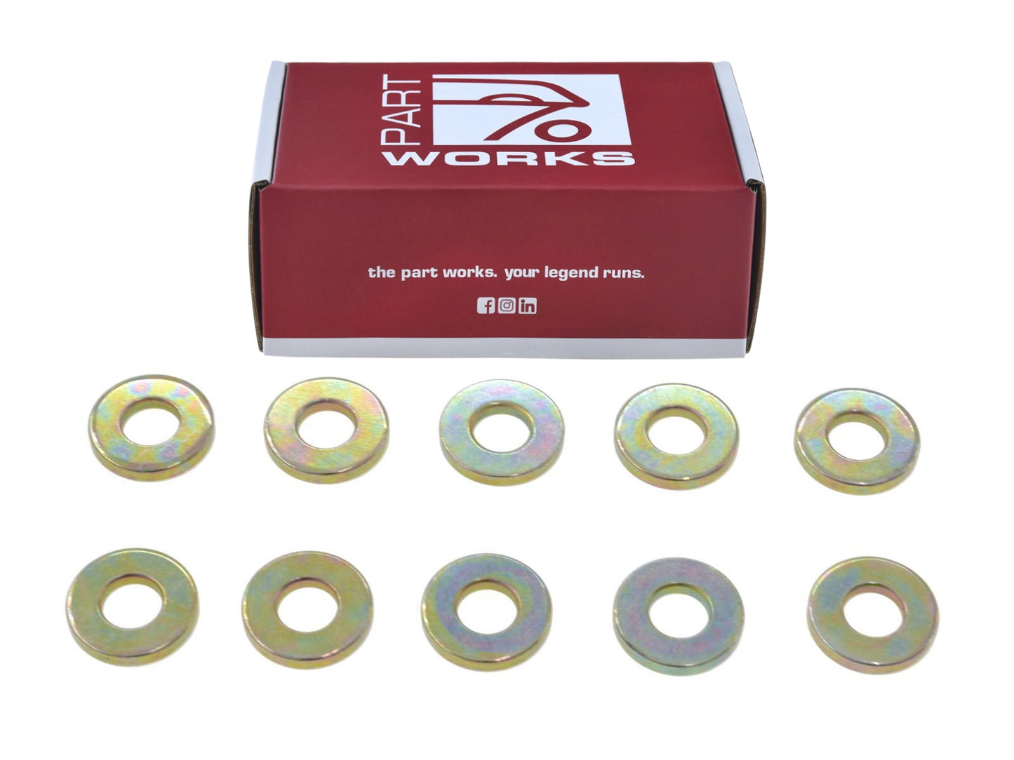 10x Washer for Porsche 944/928/924S/968 Cylinder Head 94410422900