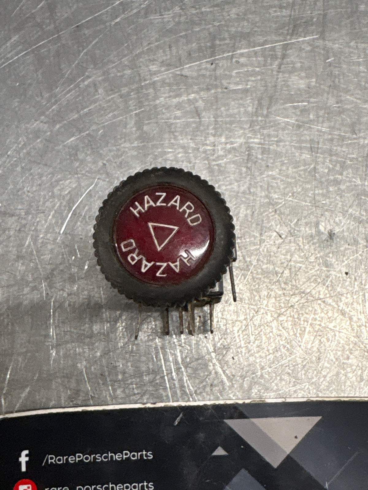 Porsche 914 emergency hazard switch, used 411953235B