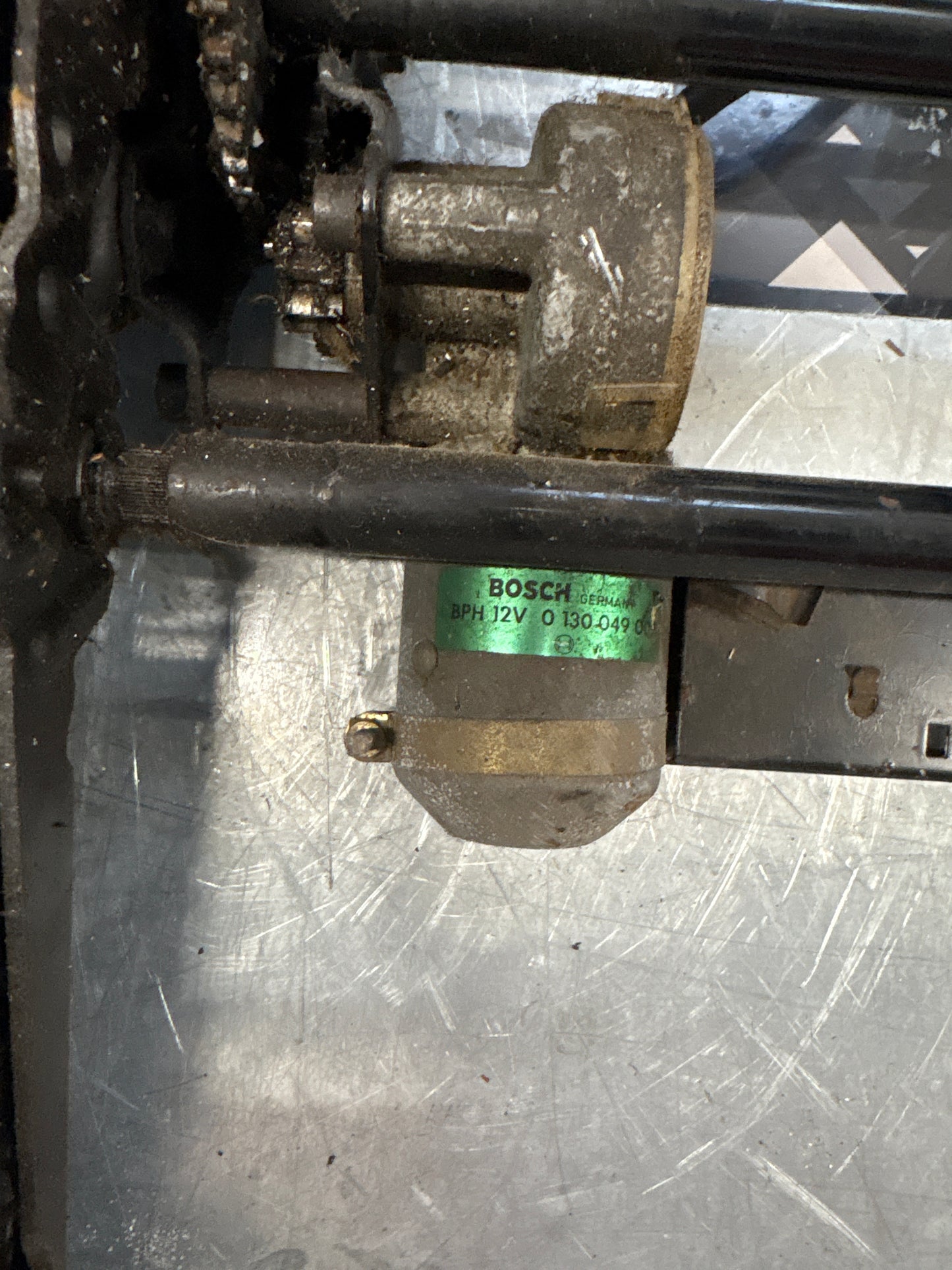 Porsche 928 electric seat rail seat frame, with motor, used 0130049007 / 0130049004