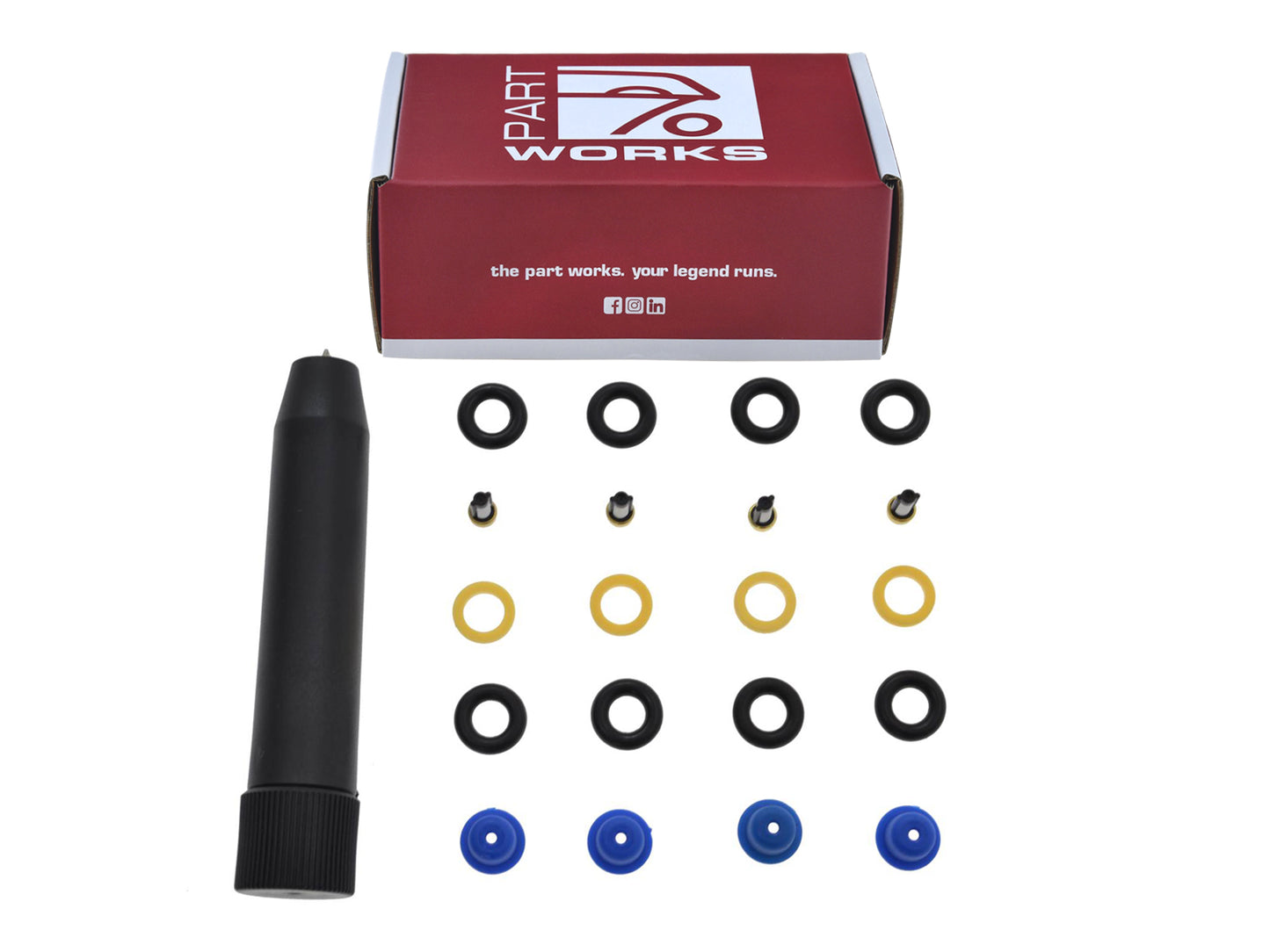 Gasket set for Porsche 928 944 928 injectors + tools 94411090100