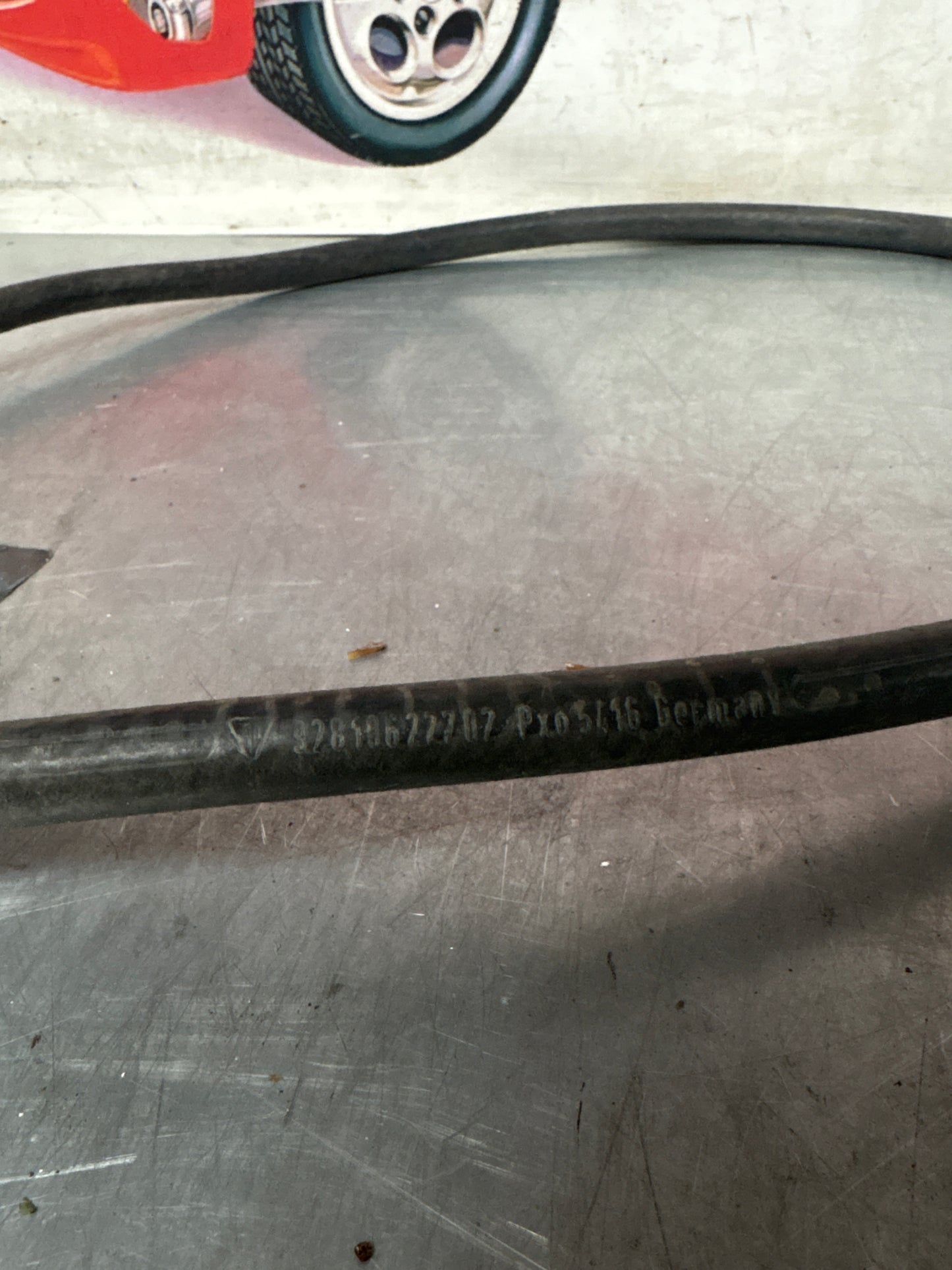 Porsche 928 water cooling flexible hose, used 92810627702