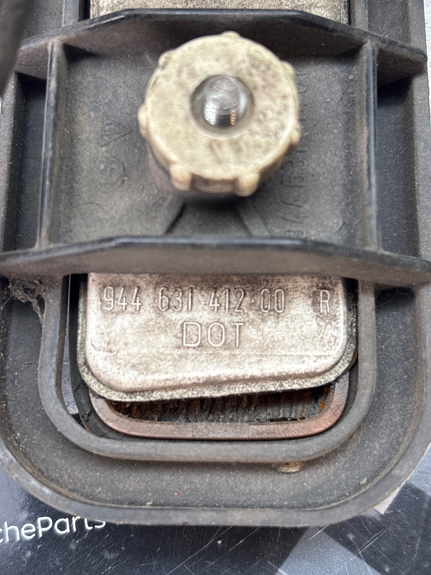 Porsche 944 side marker 94463141200, used, right, damaged