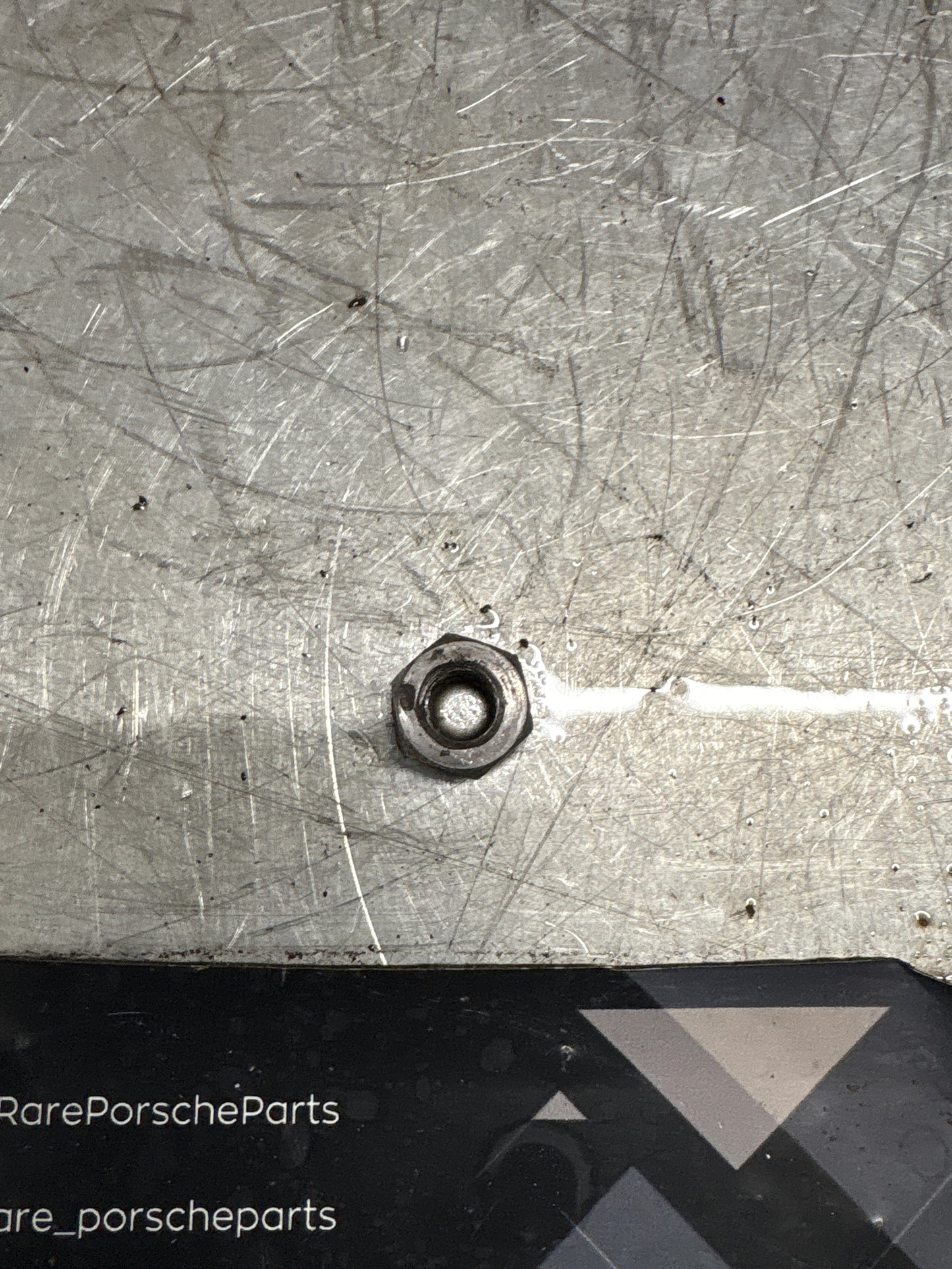 Porsche 928 air compressor strut nut, used 90008400403