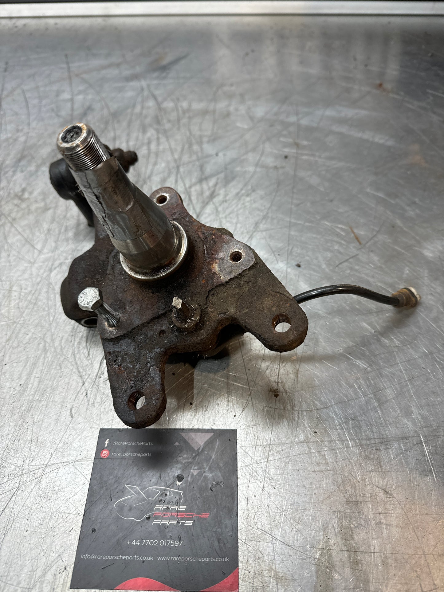 Porsche 944 S2 front left knuckle, spindle, 95134165506, used