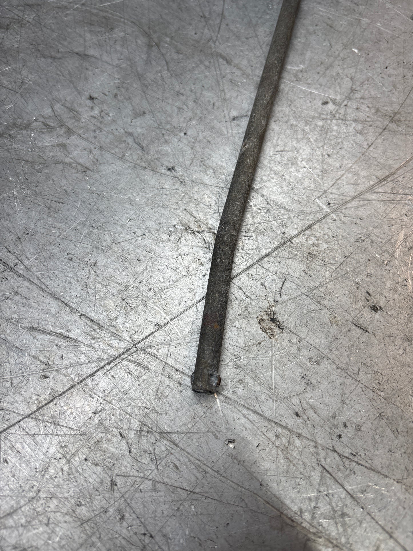 Porsche 924, 924 Turbo early bonnet / hood stay support used. 477823363A