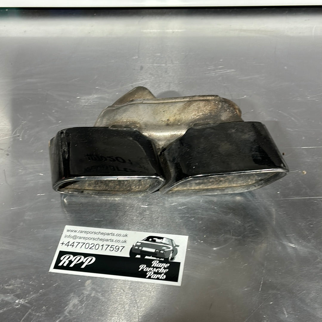 Porsche 911 991 Turbo Endrohr Auspuffblende, links 99111175160, gebraucht