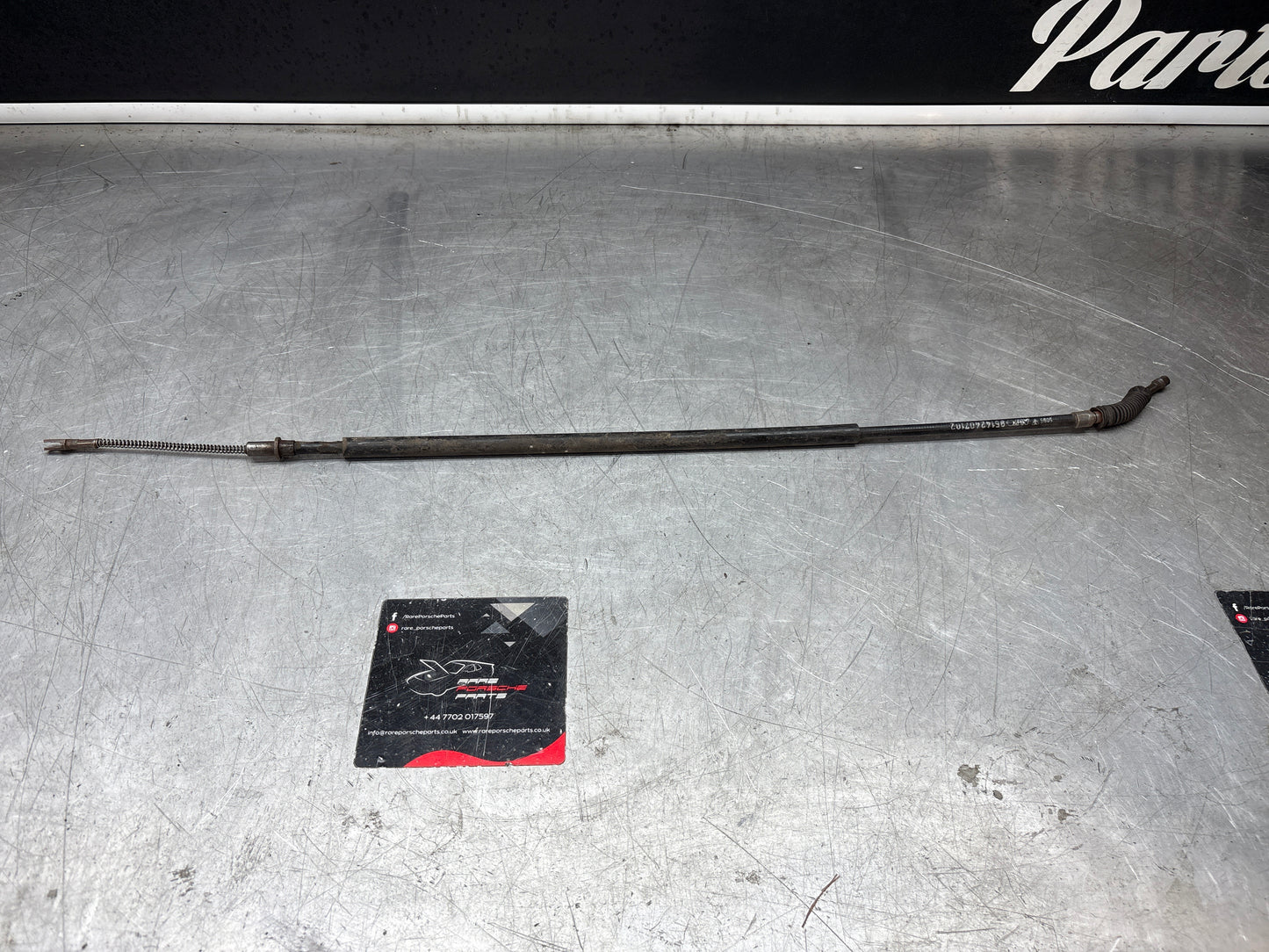 Porsche 944 short handbrake cable, used 95142407102