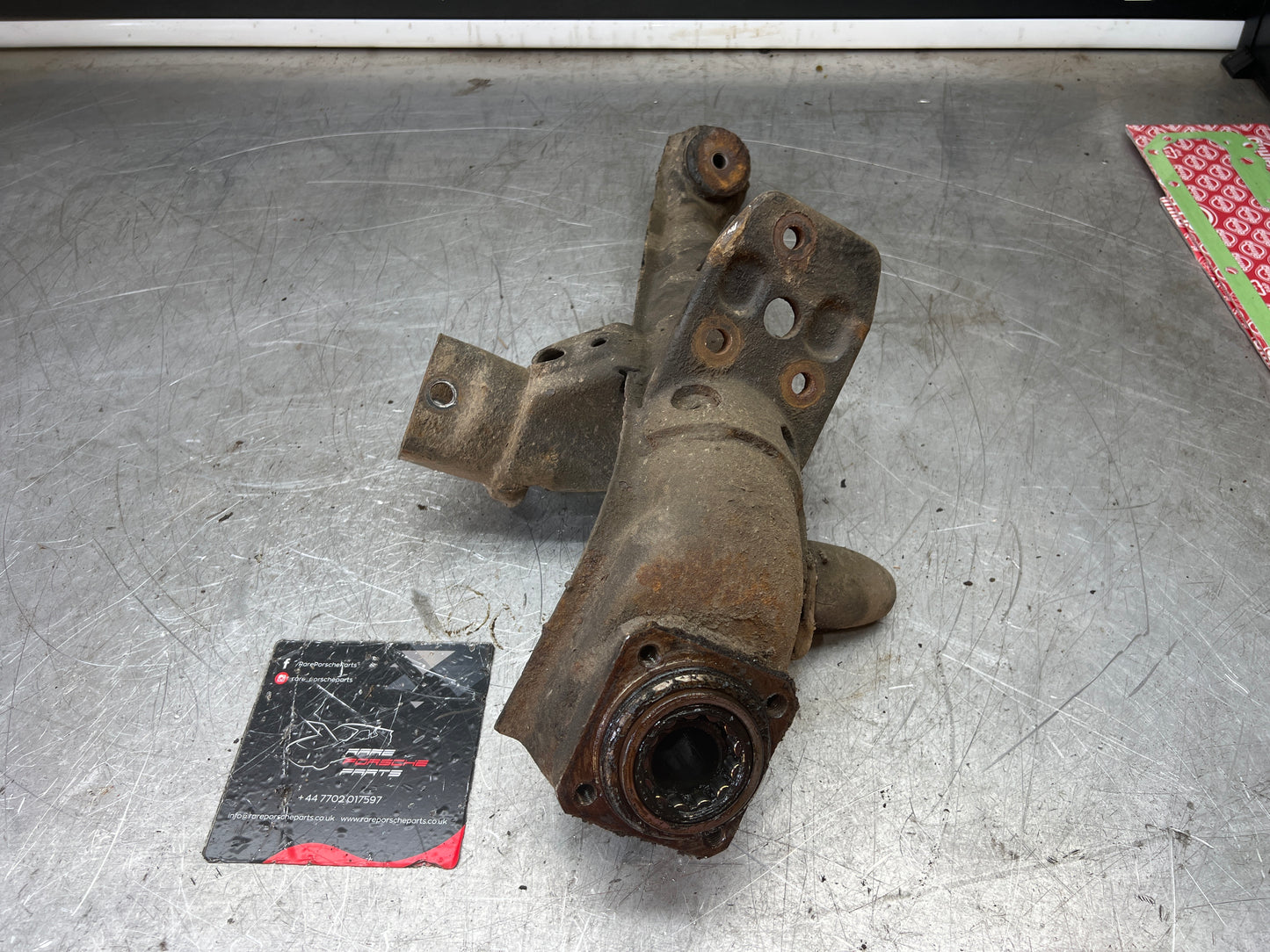 Porsche 924 944 -85.5 Rear left trailing arm, 94433102100