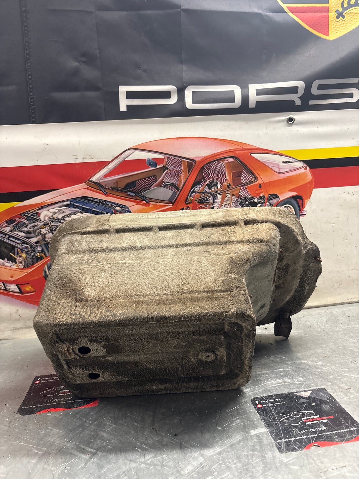 Porsche 928 Battery tray cut, 92850180502 used