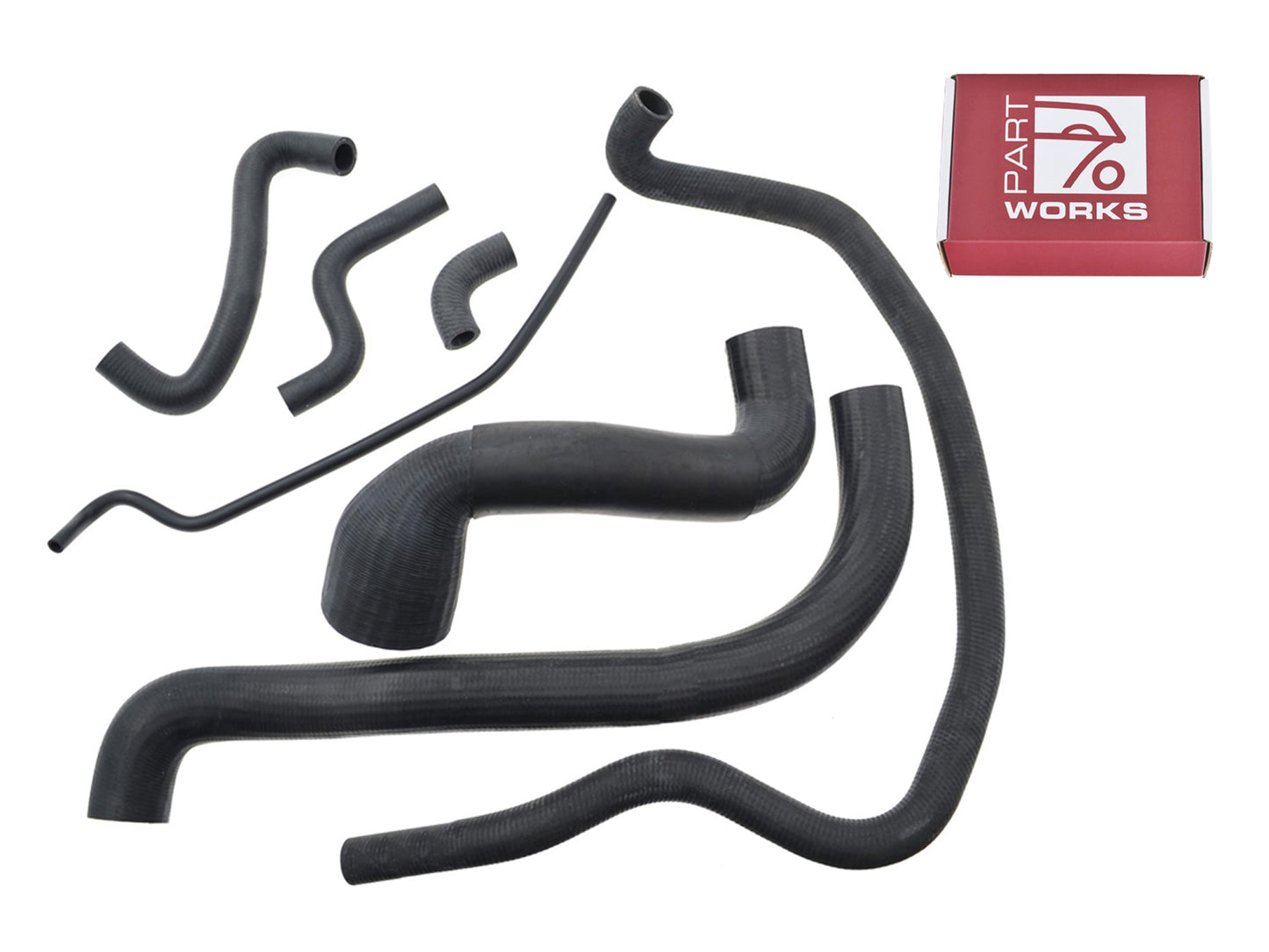 Set of 7 water hoses for Porsche 944 II '86-'89 Sauger