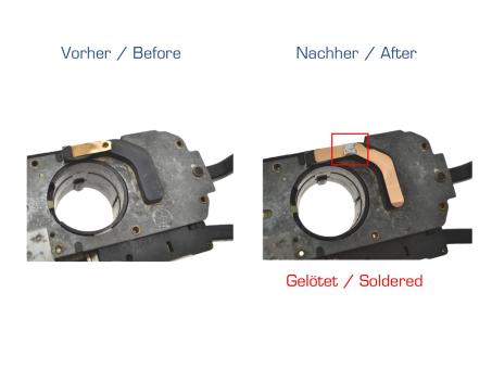 Contatto scorrevole per interruttore piantone sterzo Porsche 928 944 968 964