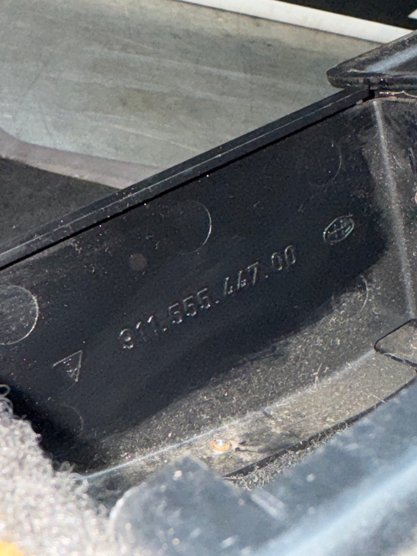 Porsche 911 (74-89) grey Door Pocket (Right) - Good Used - 91155544700