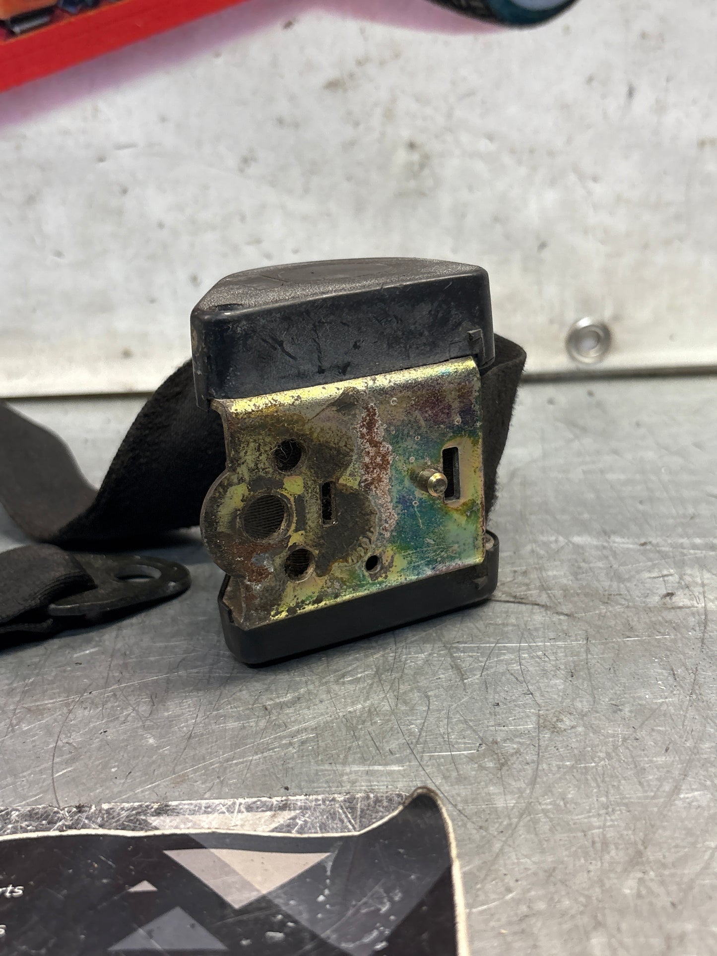 Porsche 928 front right O/S seat belt, 92880312606 used