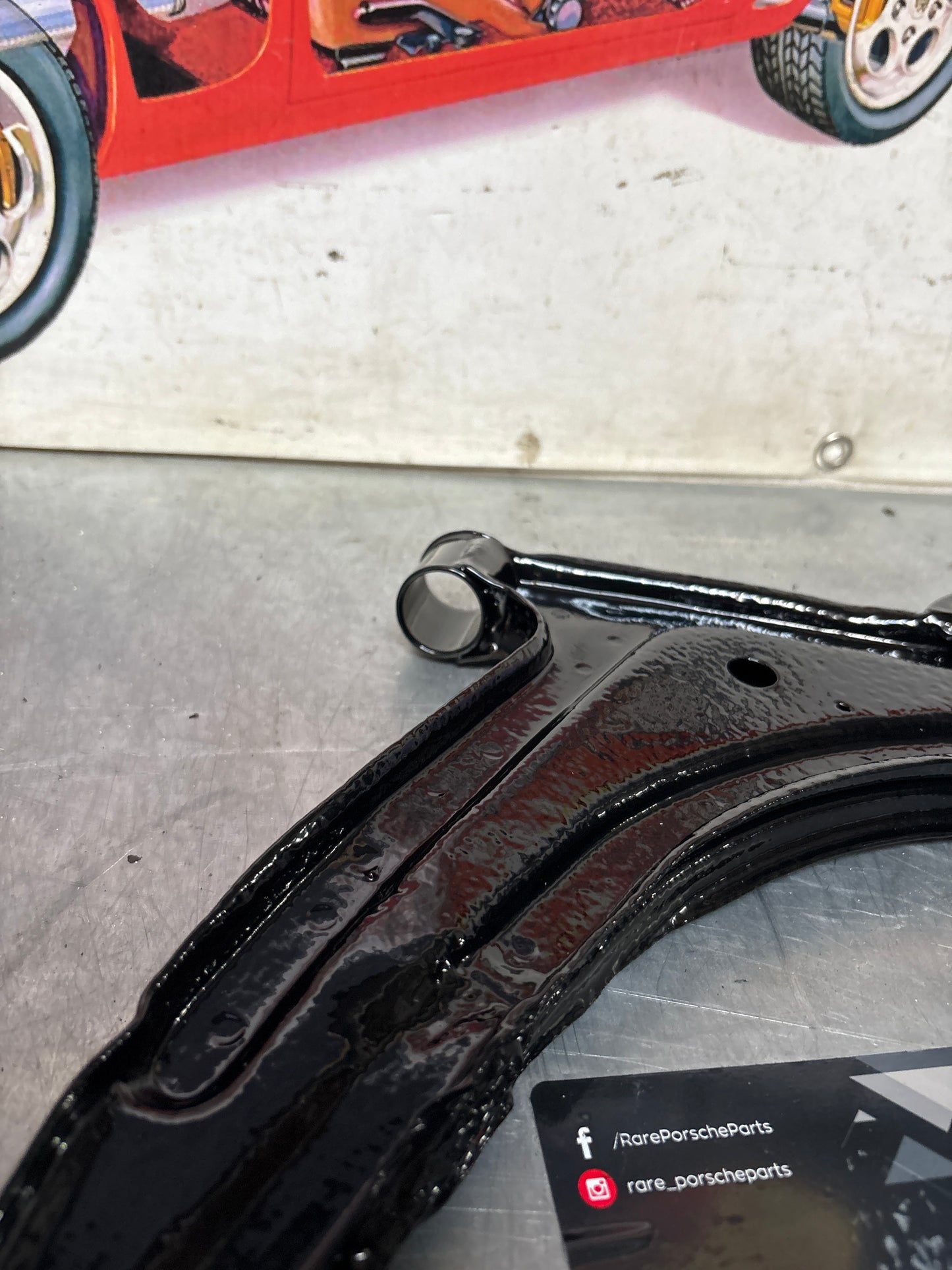 Porsche 924 Front wishbone control arm, refurbished 477407153F