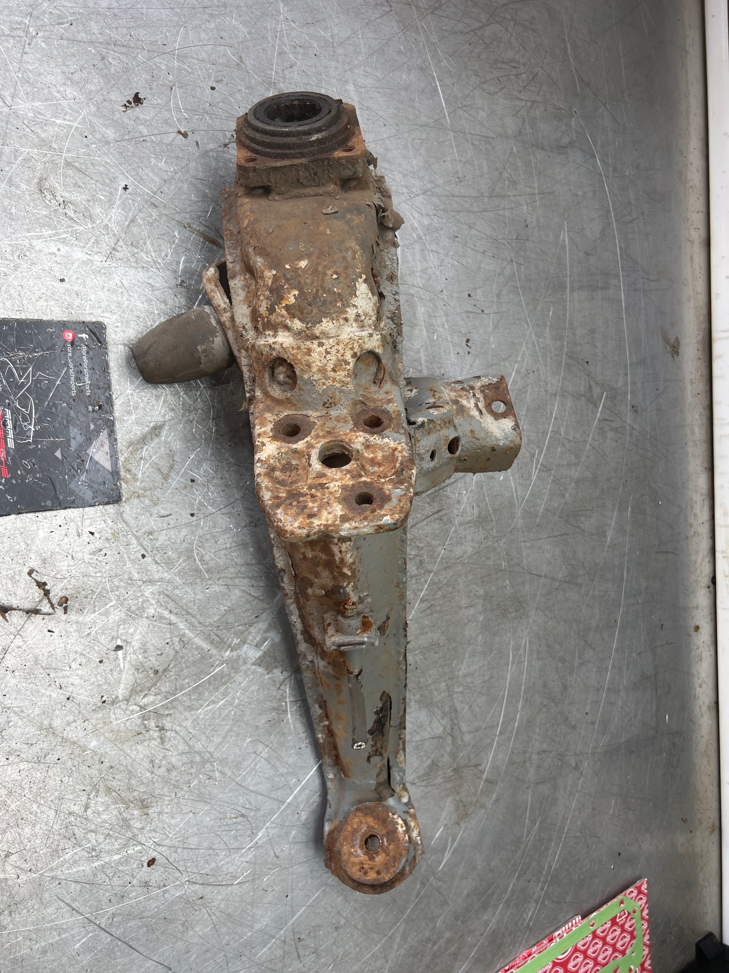 Porsche 924 944 -85.5 Rear left trailing arm, 94433102100