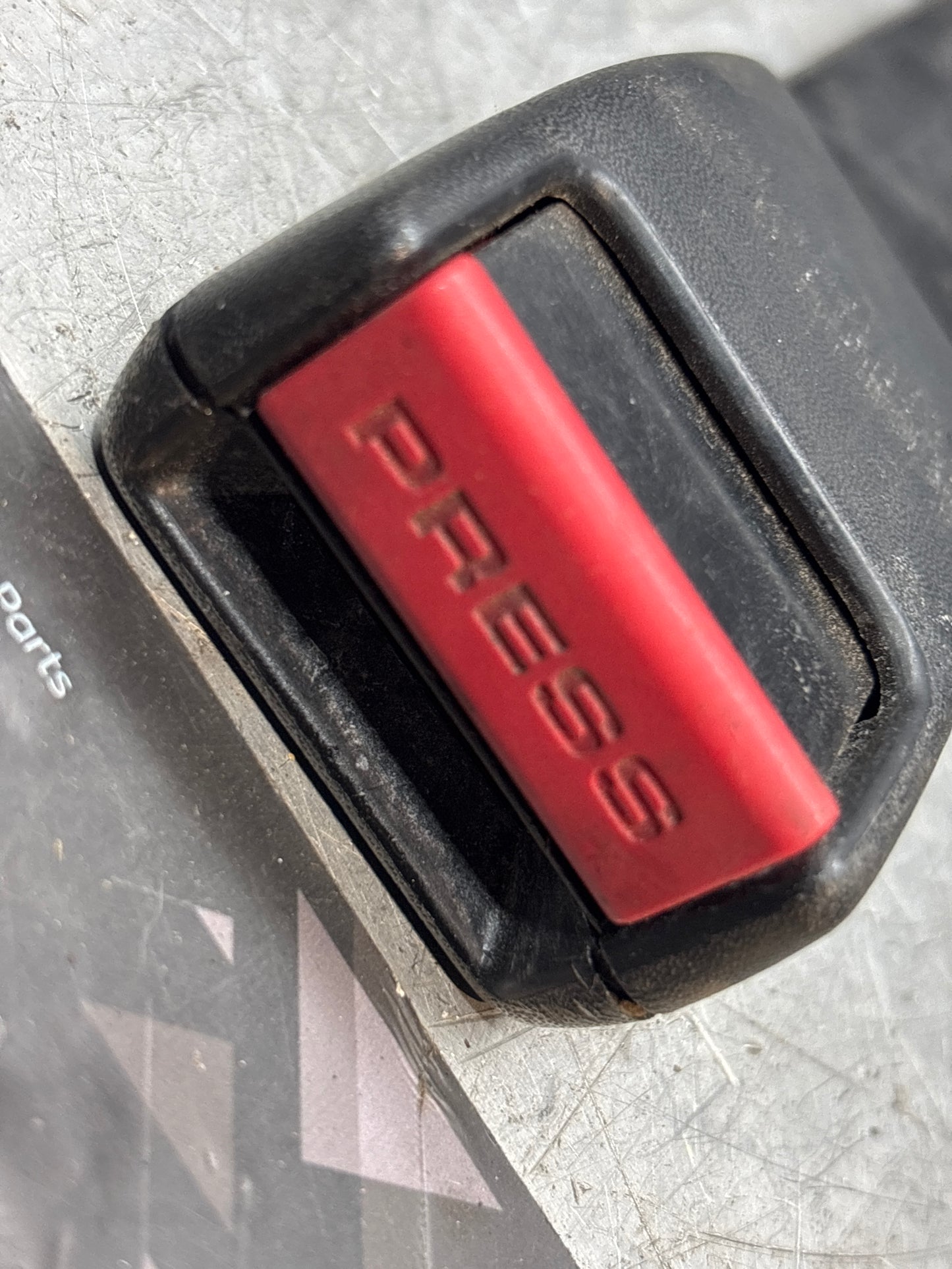 Porsche 944/928 seat belt anchor clasp retainer, buckle. 92880318305 used