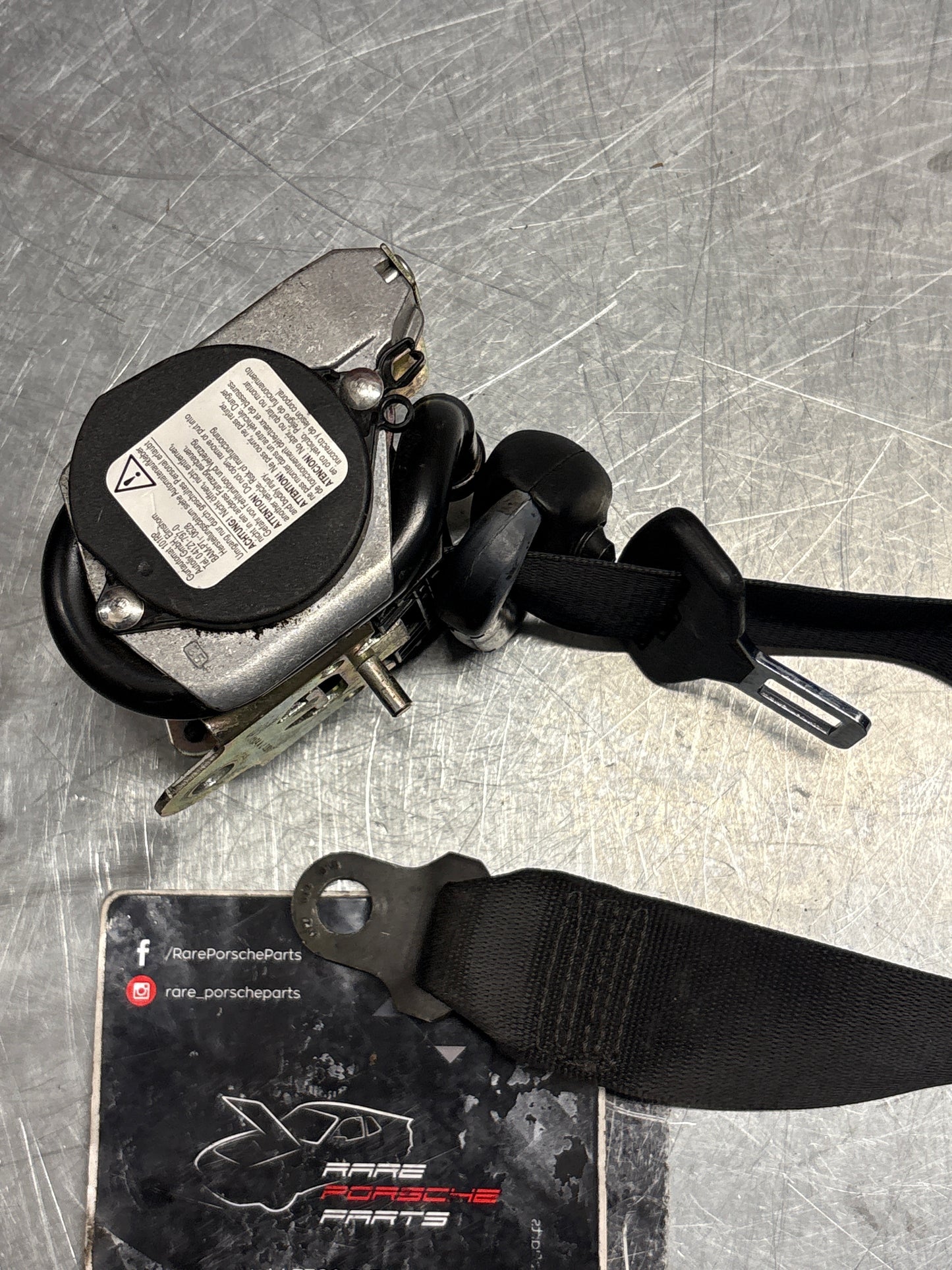 Porsche Boxster 987 Front left seatbelt, used 98780303306