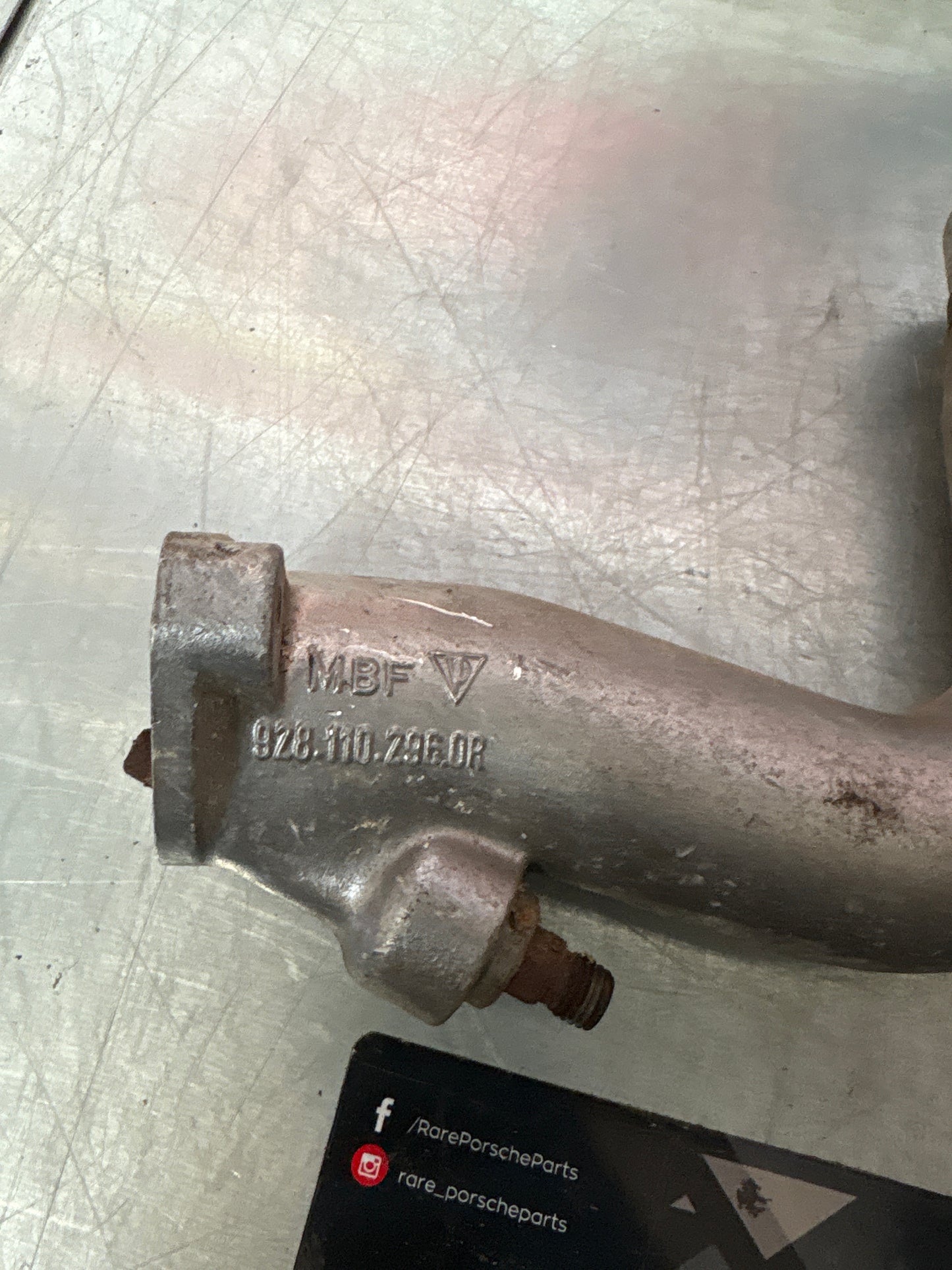 Porsche 928 air intake pipe, used 9281102960R