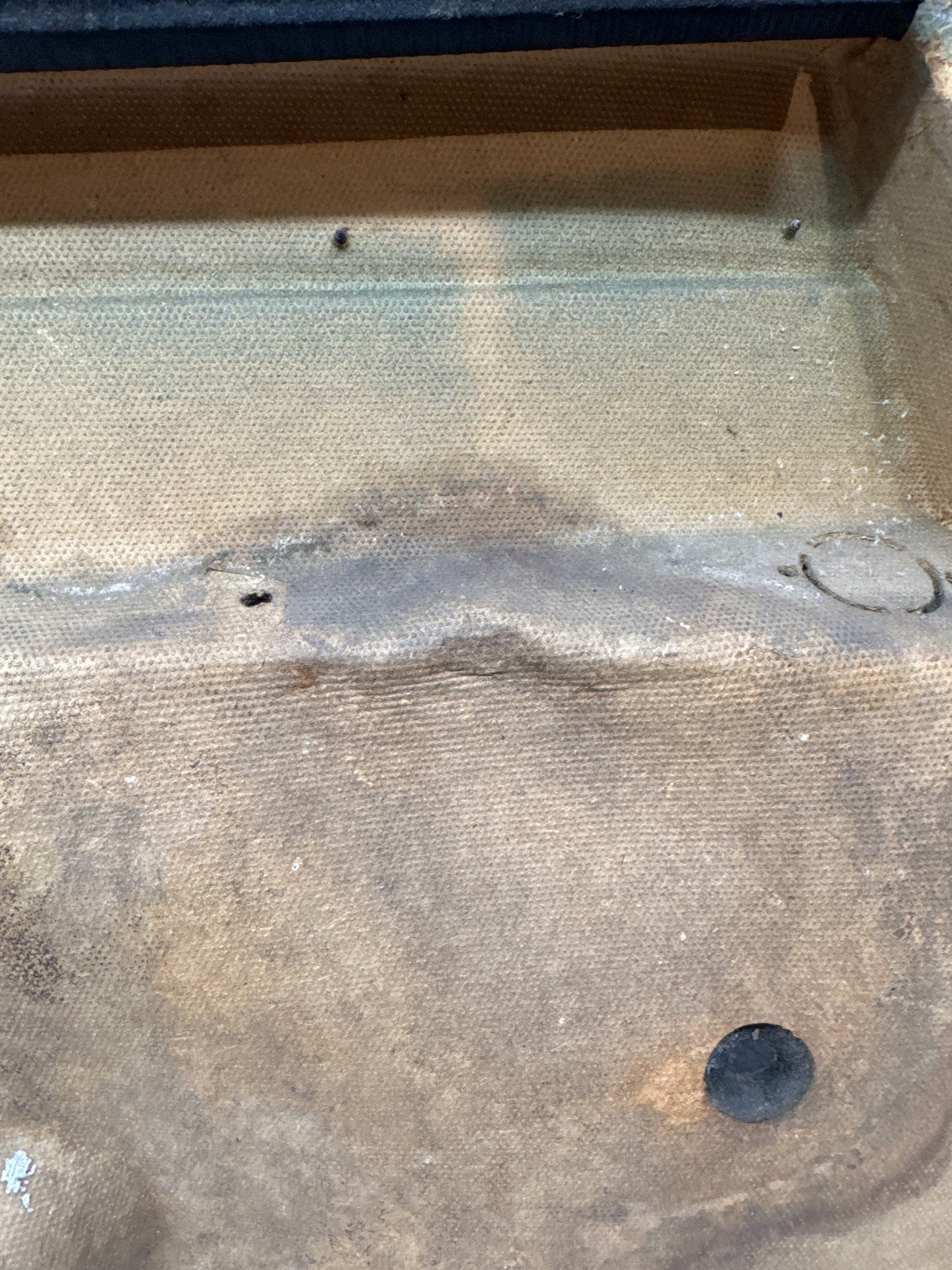 Porsche 924 Black LHD Right Door Card. Manual window (non electric) 477867011