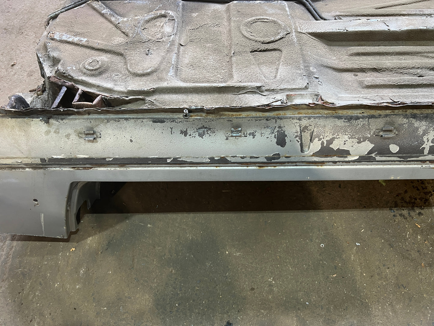 Porsche 924 Turbo RHD left floor pan section with sill 94450150100