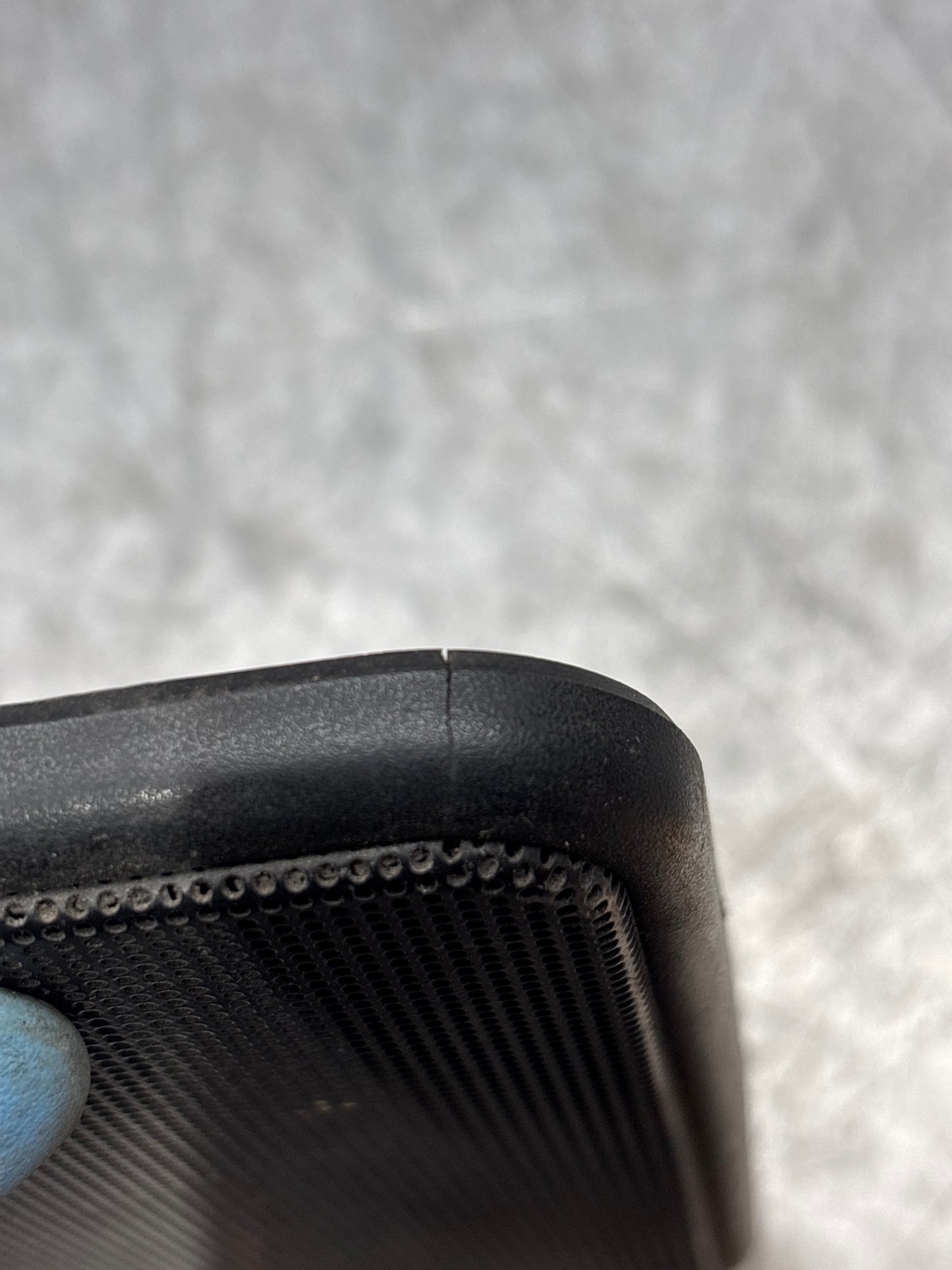 Porsche 944 86- door speaker grill trim cover in Black 94455514900 / 8605270231 spares or repair, cracked