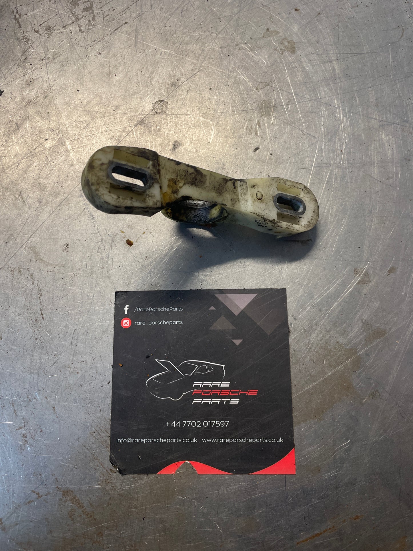 Porsche 928 window guide tube slide, Left, 92853728902 used