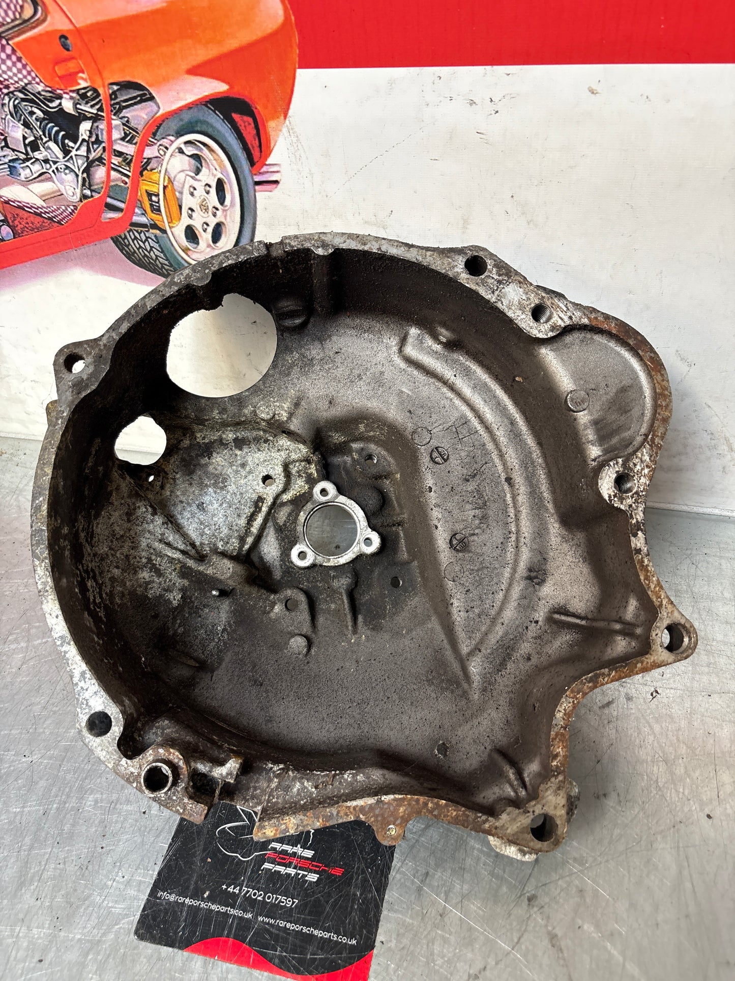 Porsche 924 Turbo bell housing, used 9311164012R