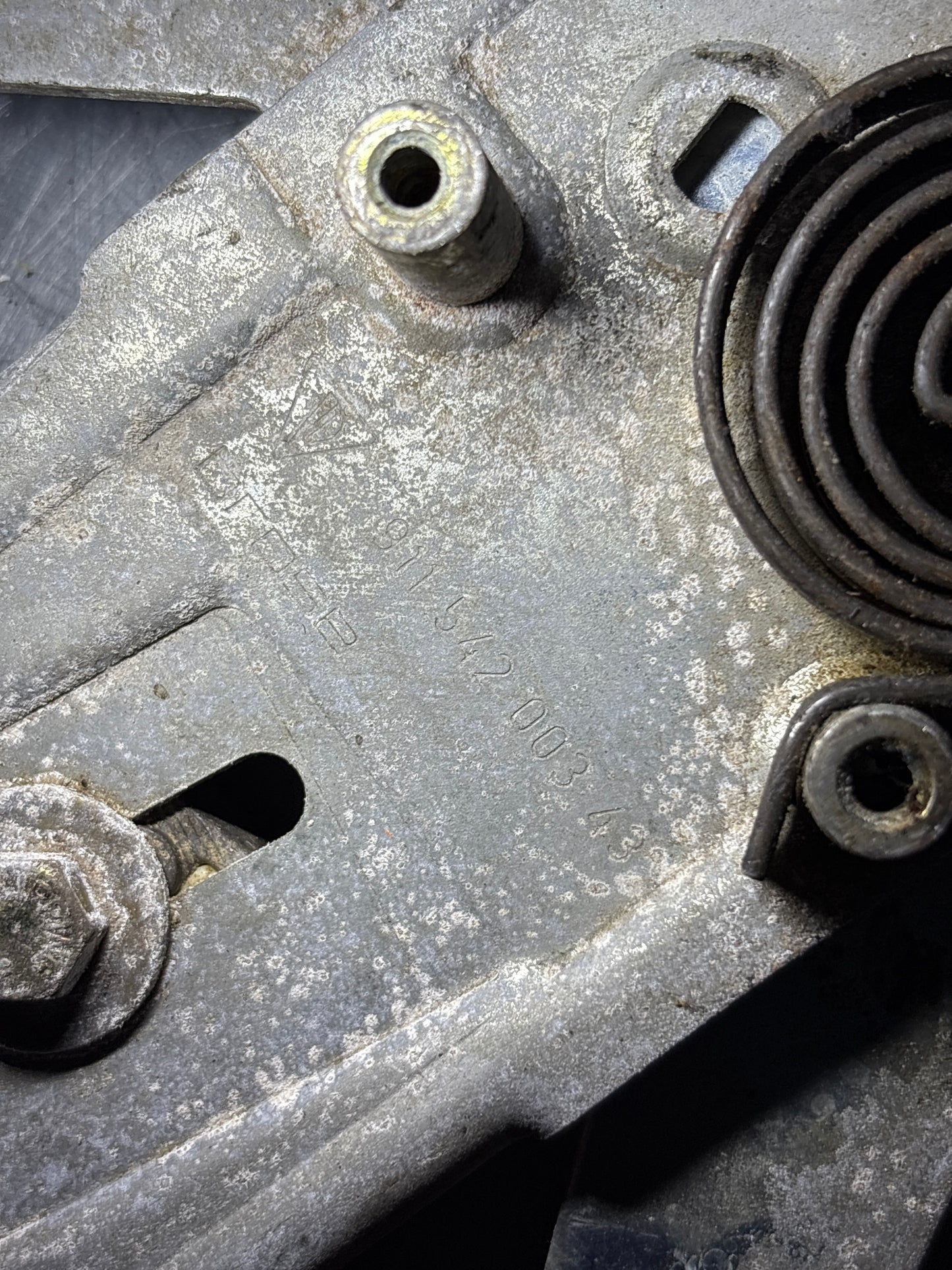 Porsche 911 930 Left window regulator, used 91154200343