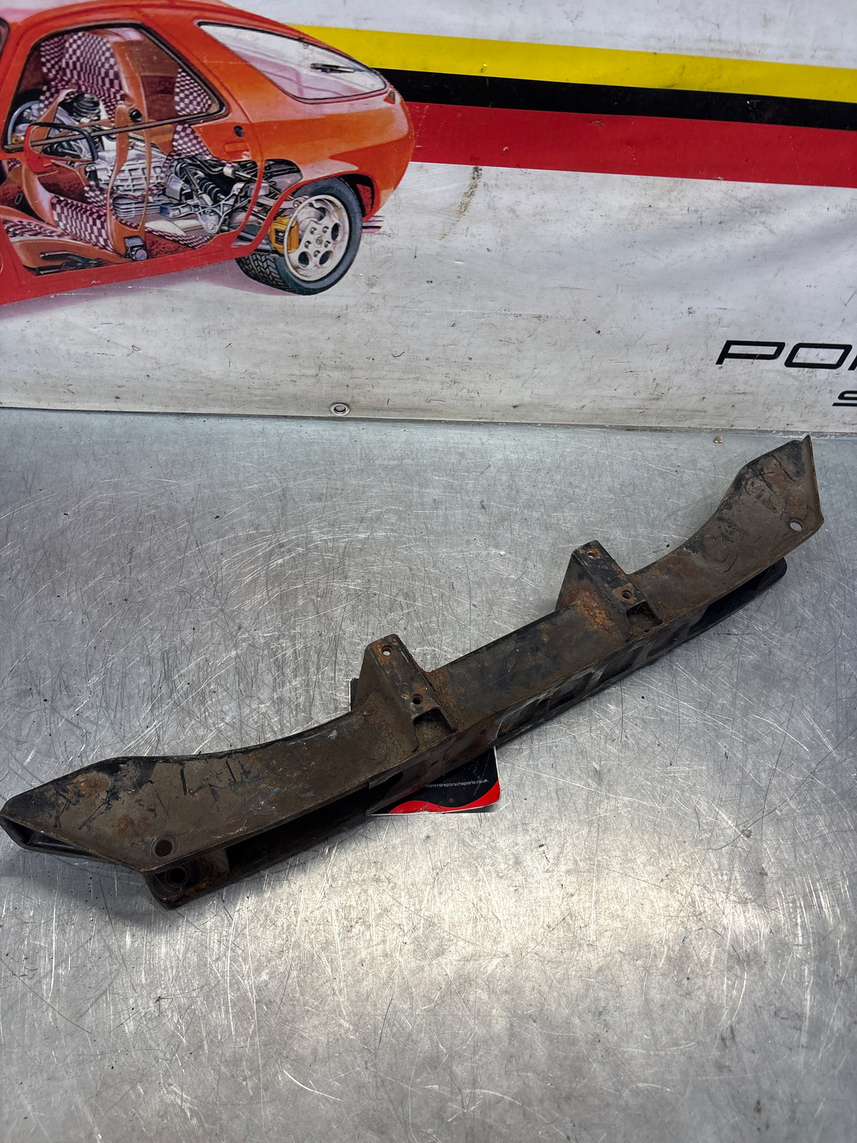 Porsche 924 engine cross member, used 477407321J
