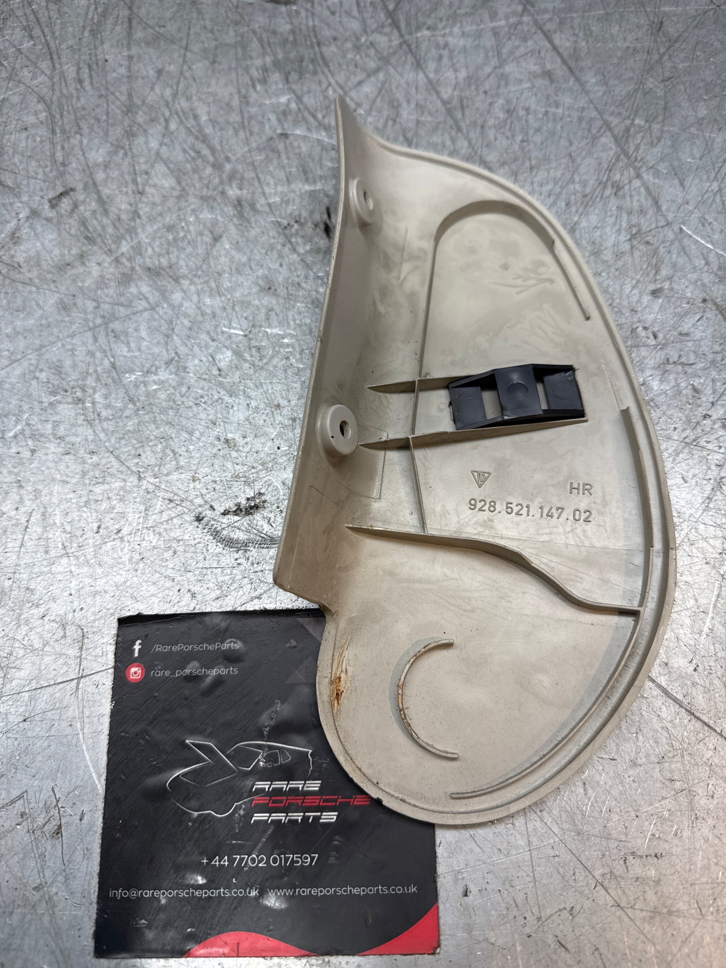 Porsche 944 928 seat hinge cover beige used left 92852114702