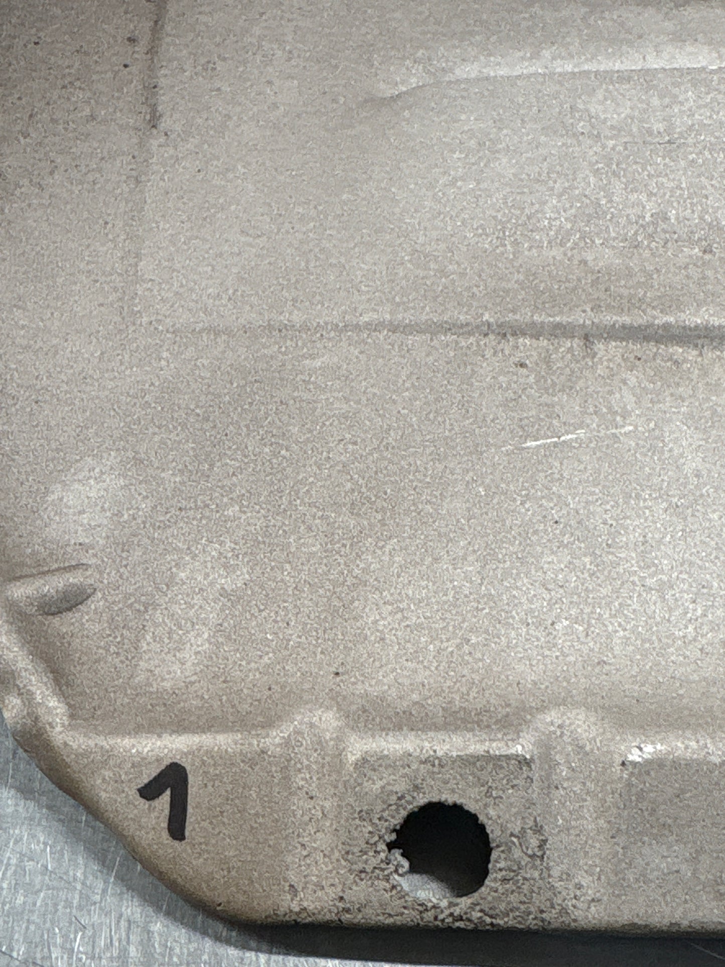 Porsche 944 engine tray / belly pan / undertray used. Aluminium. refurbished 94434116101