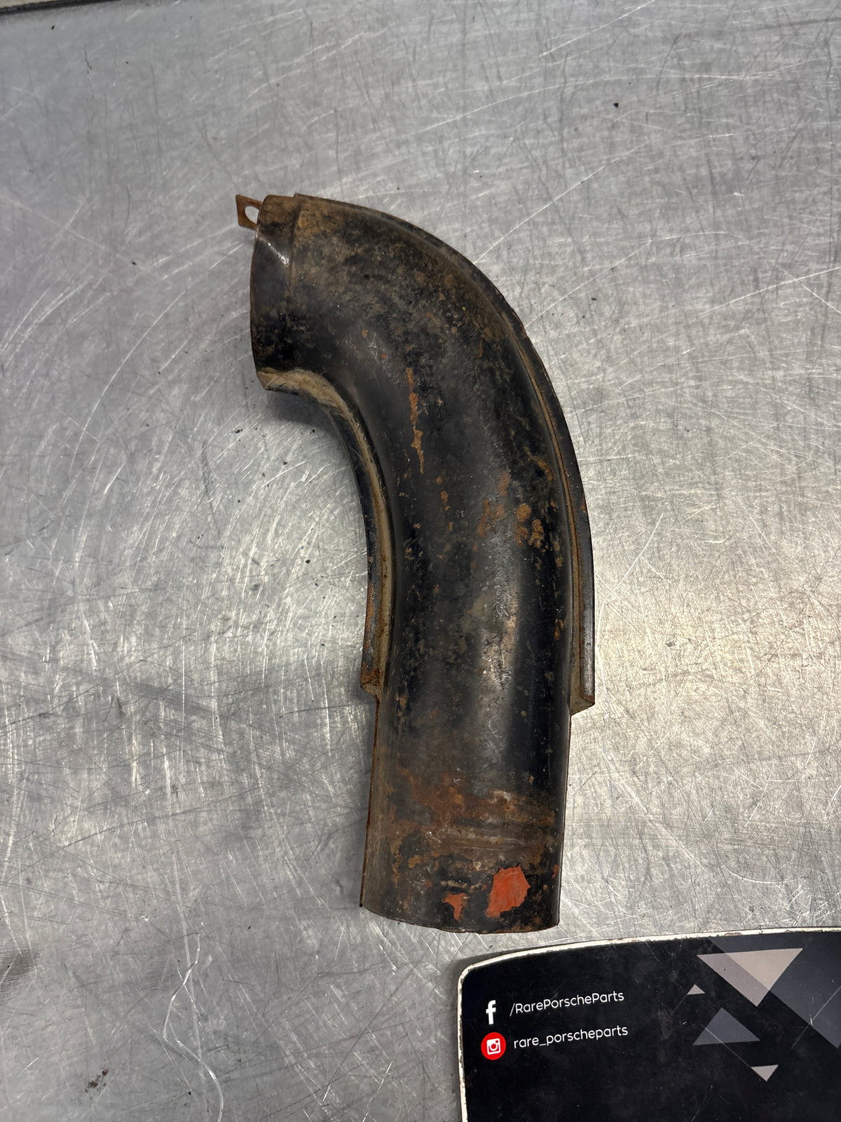Porsche 914 right side hot air manifold, for spares or repair PCG256332GRV
