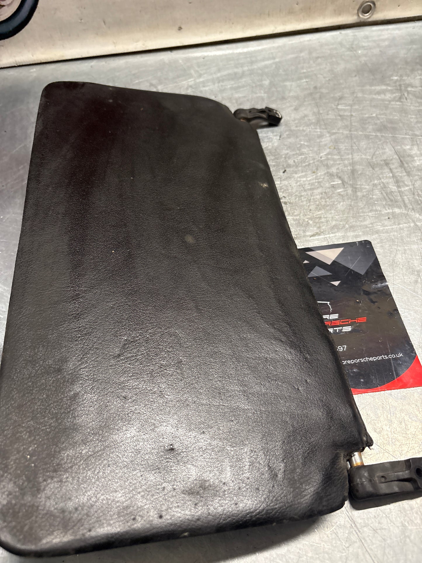 Porsche 928 L+R rear sunvisor, black, used 92873103504