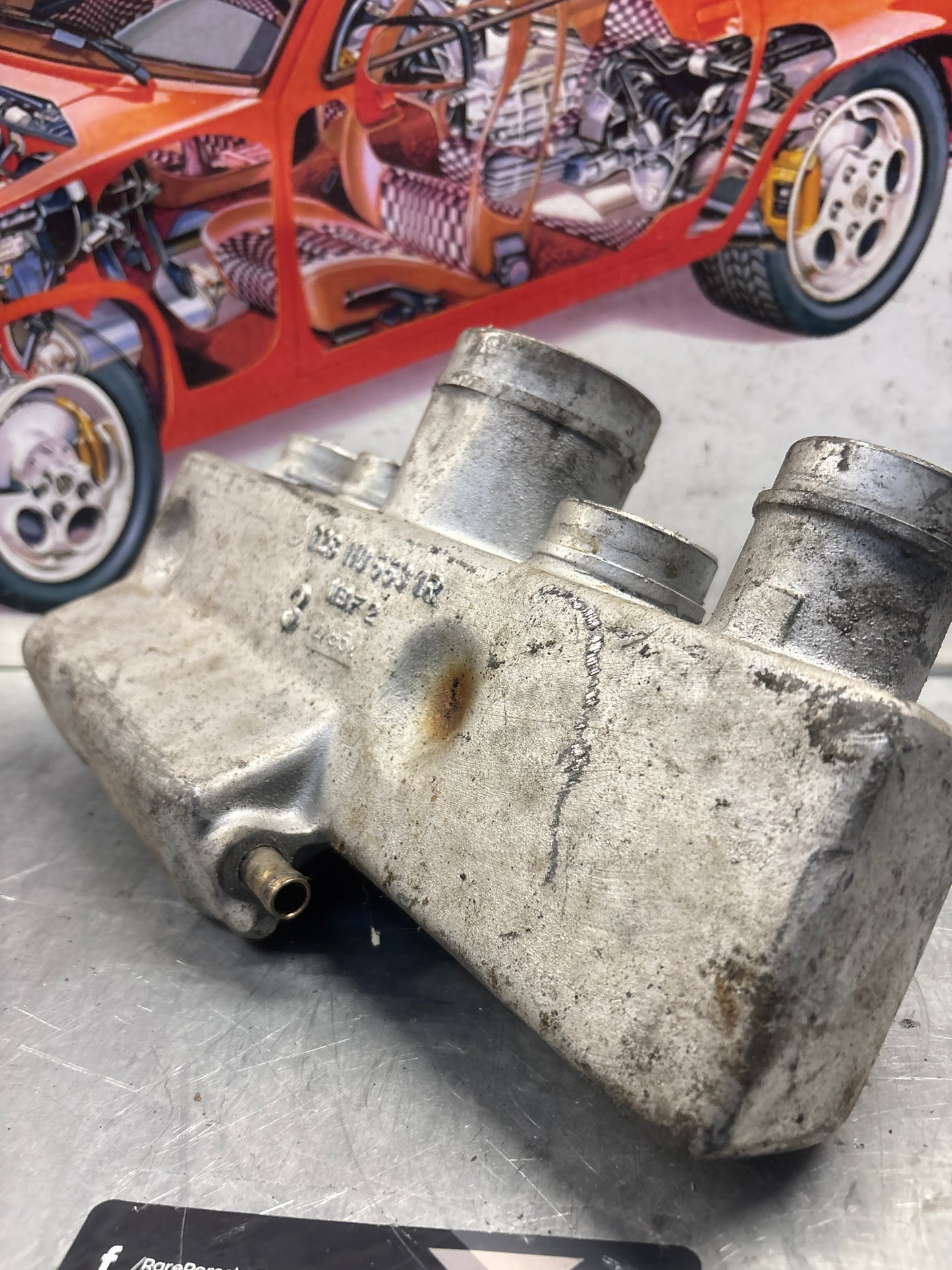 Porsche 928 Intake Manifold, used 9281105531R