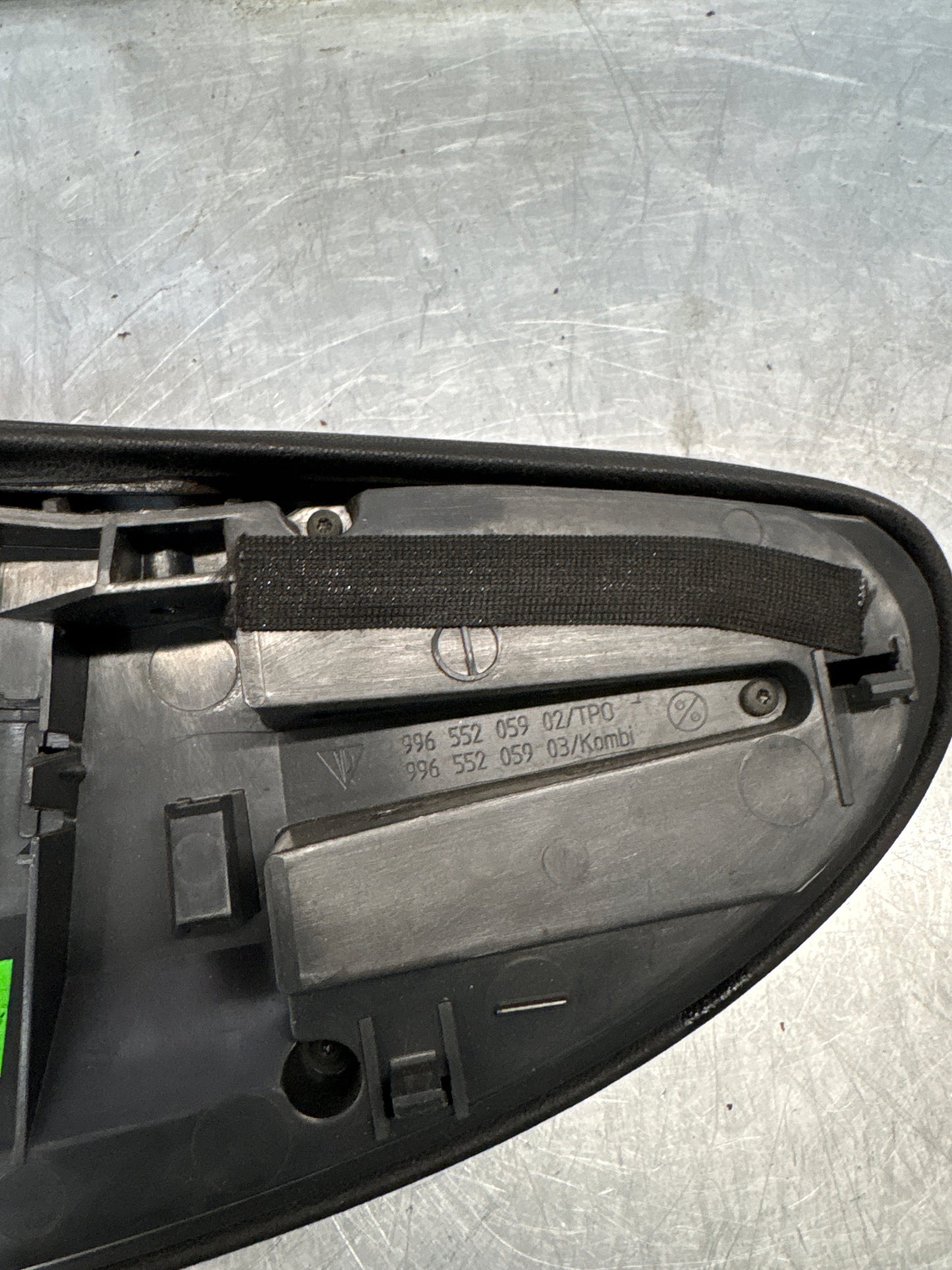 Porsche 911 996 dasboard cluster trim, used, black 99655205902