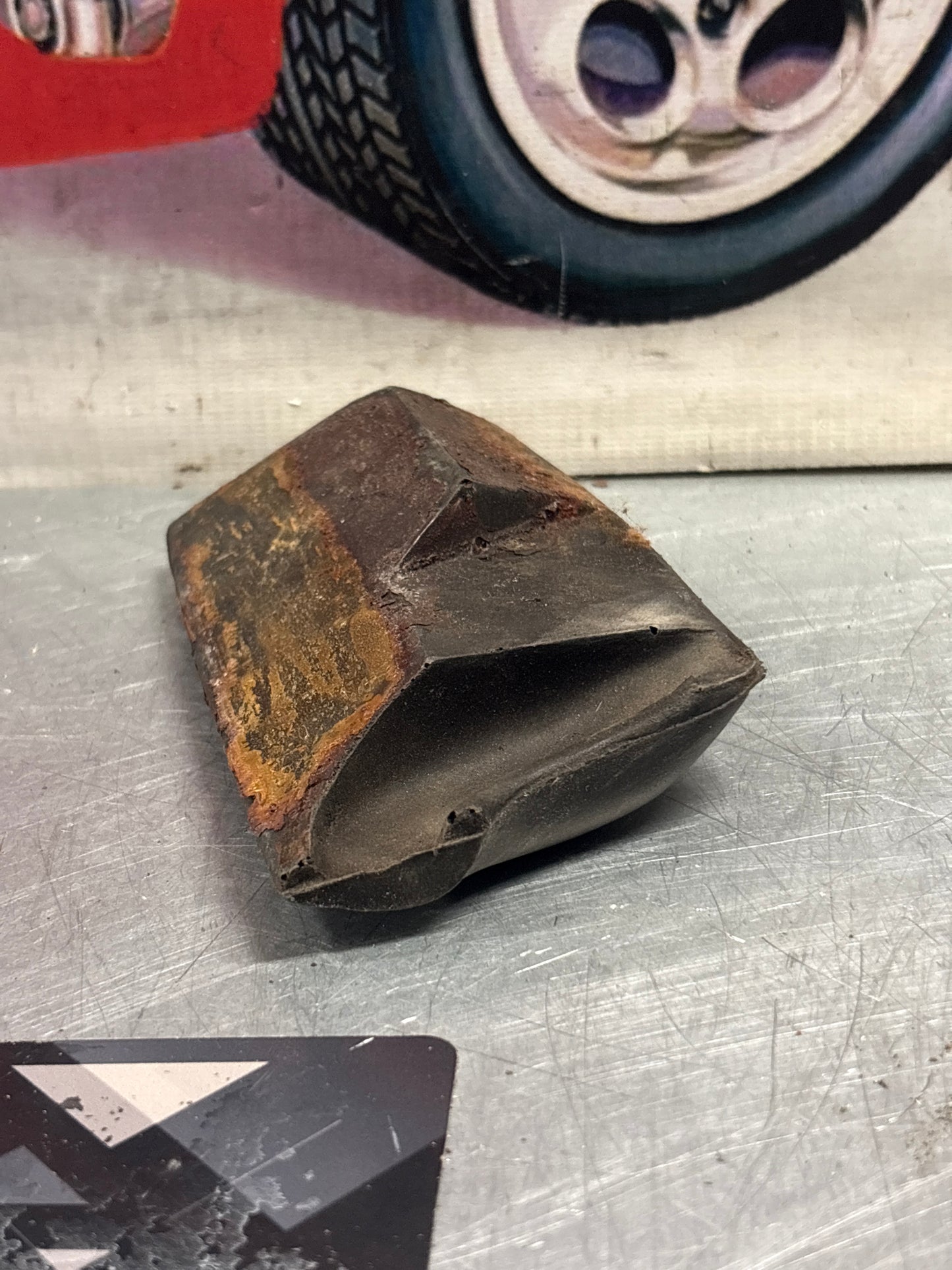 Porsche 924 944 right roof frame padding, used 477867528