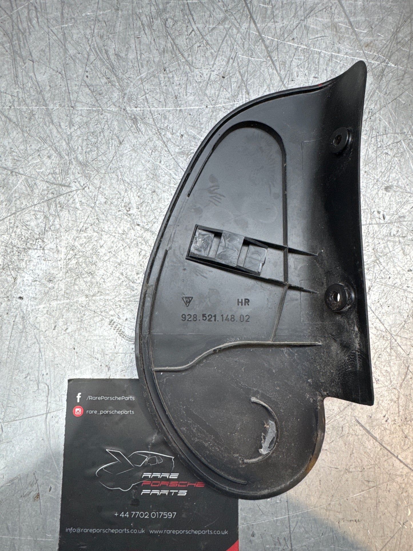 Porsche 928 seat hinge cover black used 92852114802