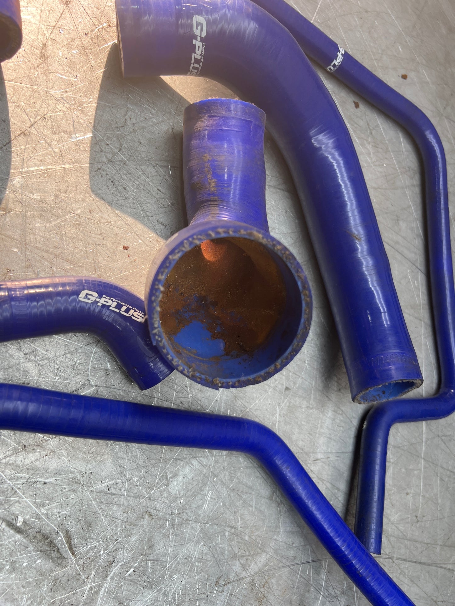 Porsche 944 2.5 / 2.7 aftermarket silicone coolant hoses incomplete set used