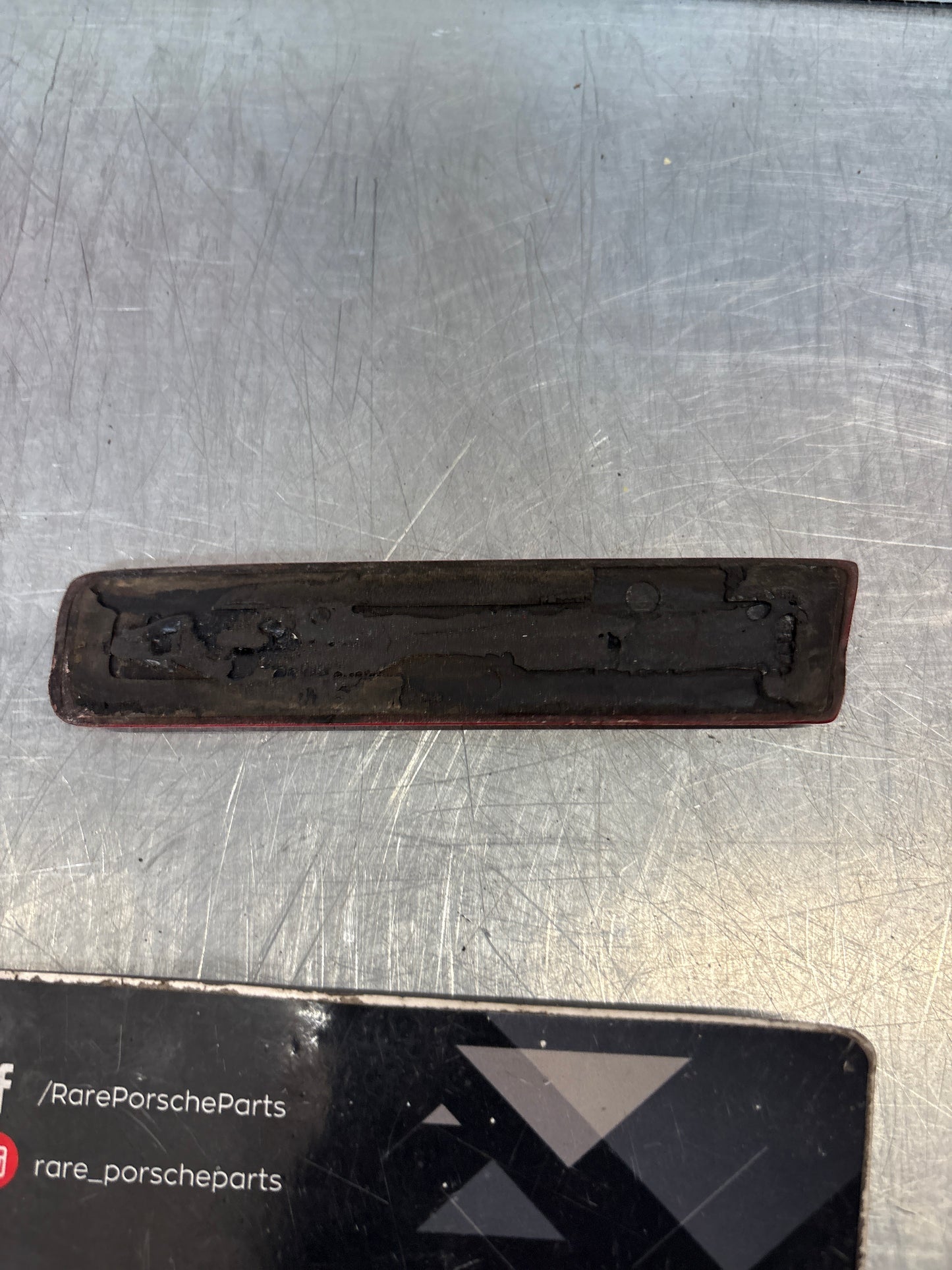 Porsche 944 right rear quarter moulding trim, used 93155914200