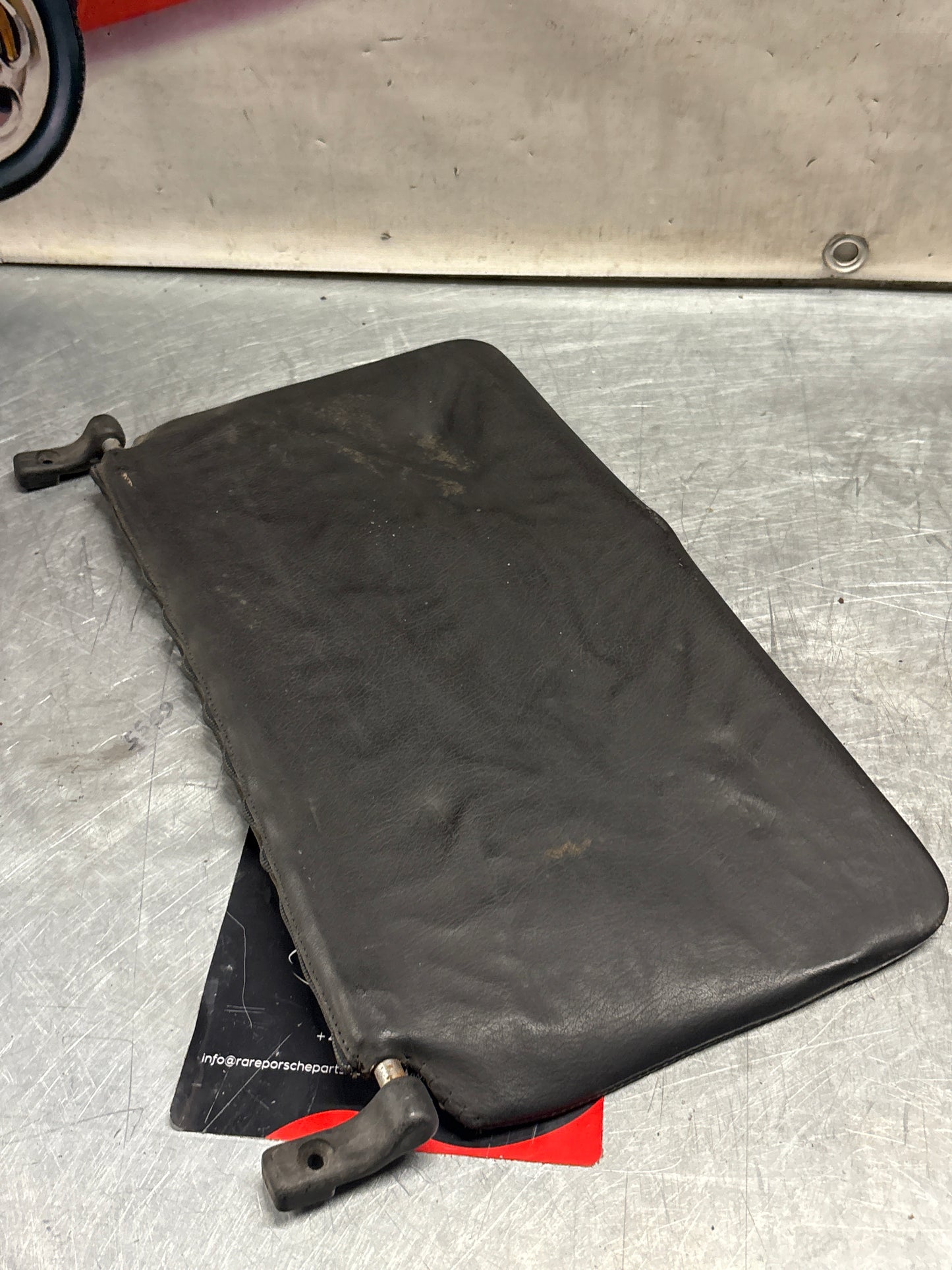 Porsche 928 L+R rear sunvisor, black, used 92873103504