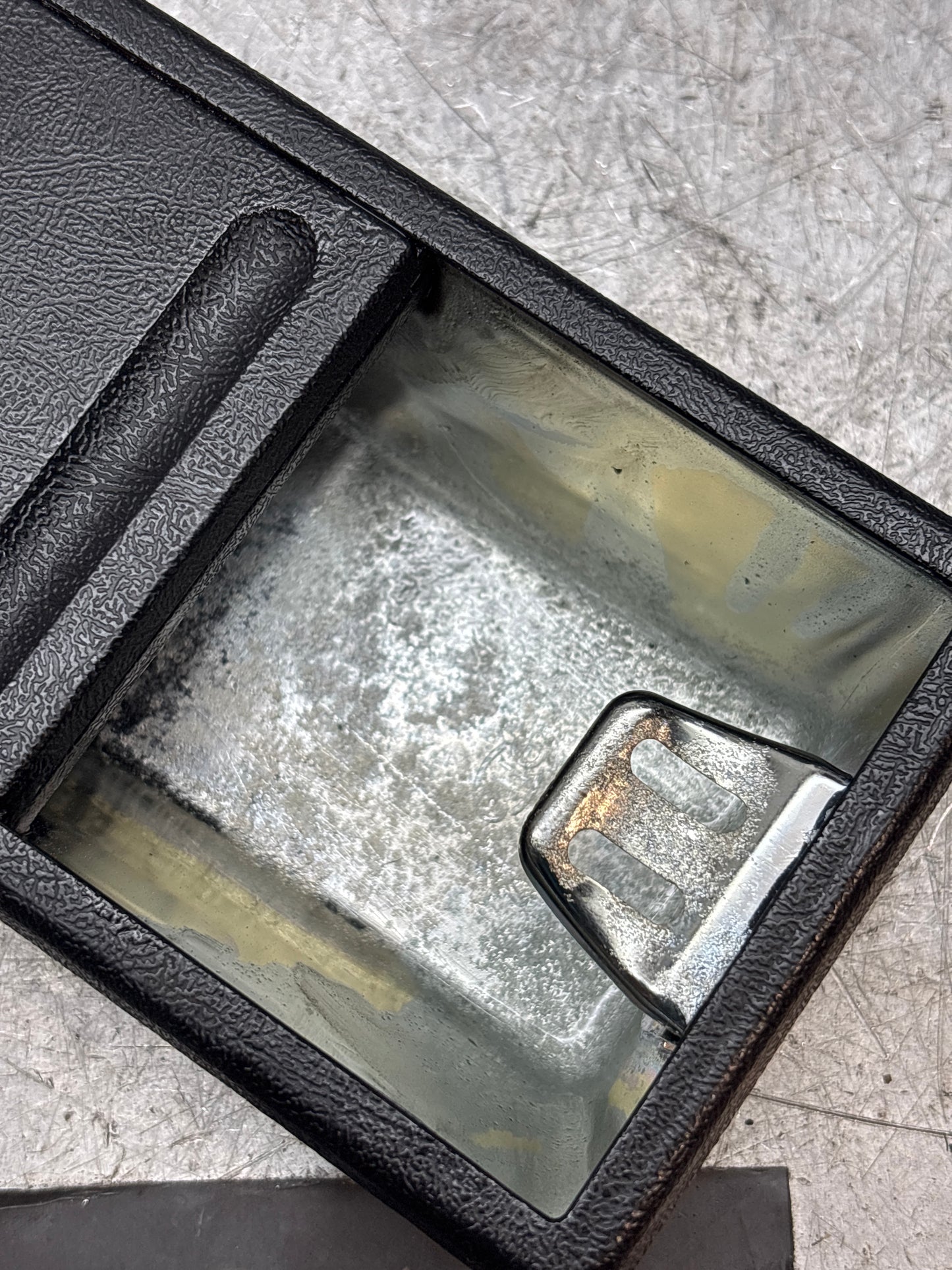 Porsche 924 76-79 black ashtray, 477857305, refurbished