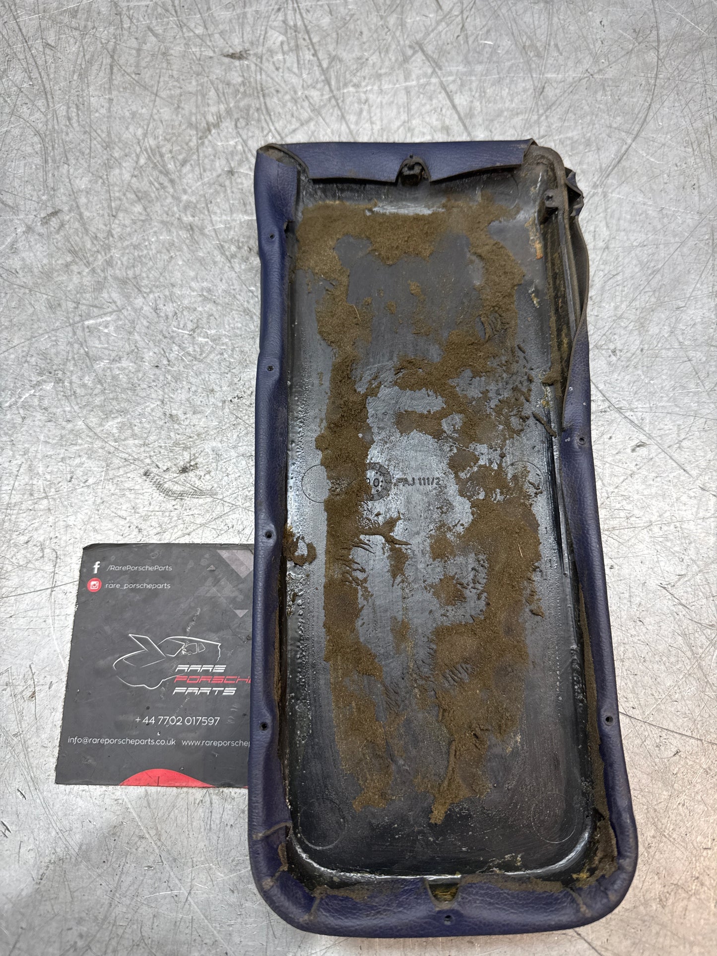 Porsche 944 86-92 armrest top cover purple 94555206300 used RHD