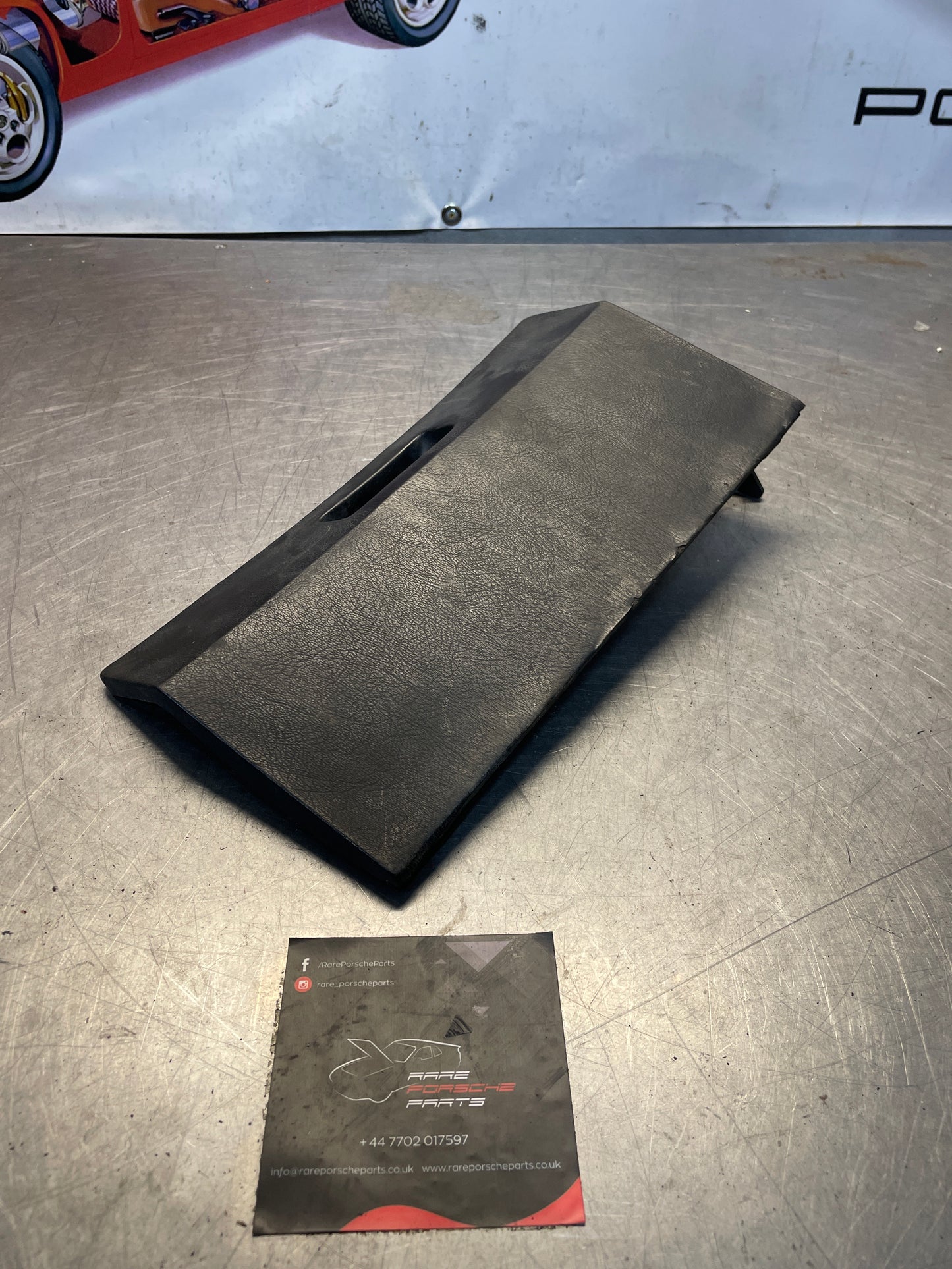 Porsche 924 944 Black glovebox lid, used 477857123 spares or repair